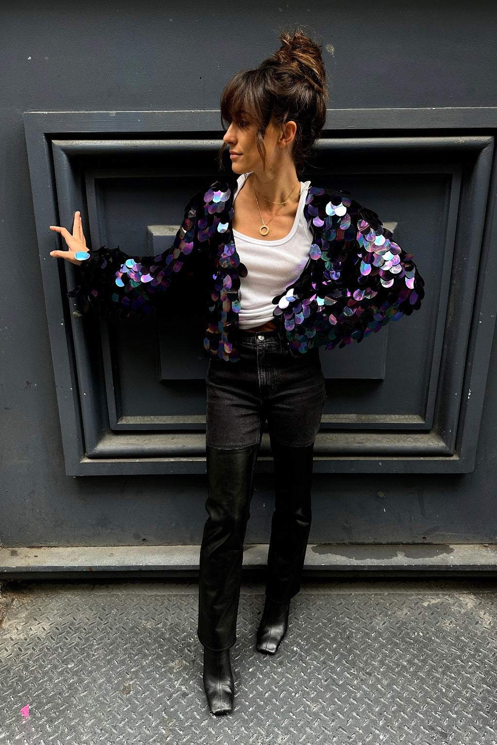 Pippa Multi Disco Sequin Jacket