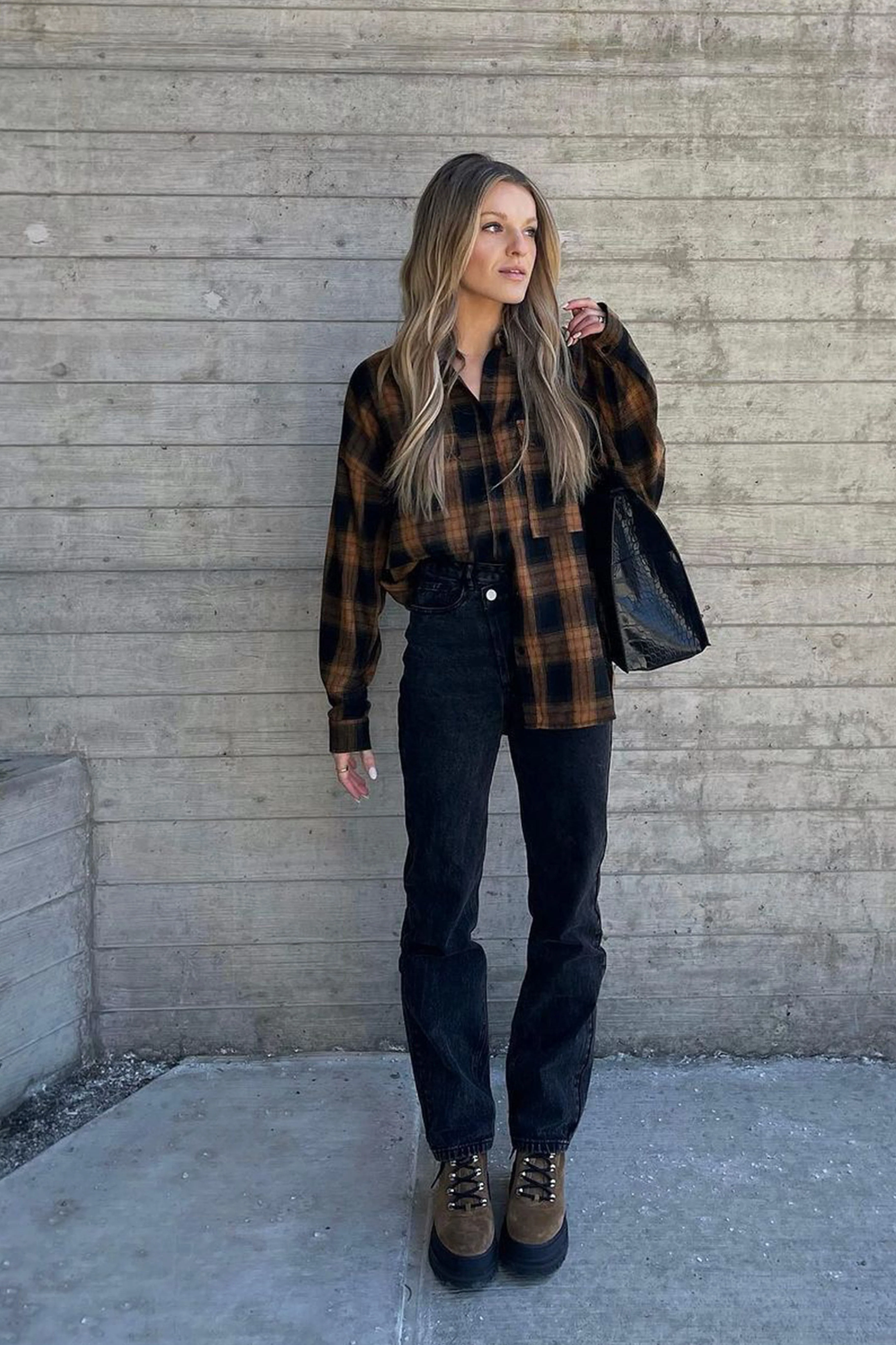 Fireside Mocha Plaid Flannel