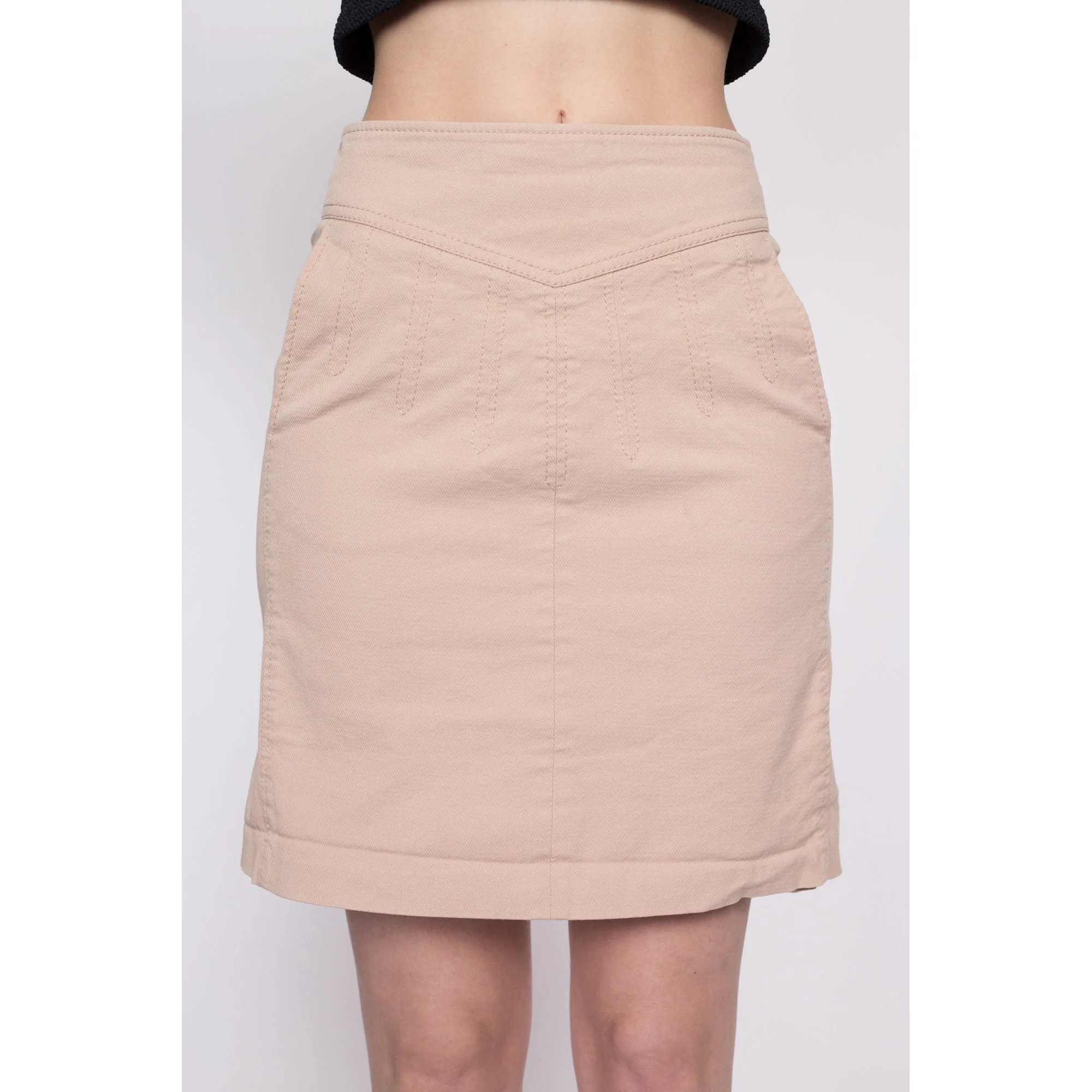 Escada Sport Khaki Mini Skirt - Small