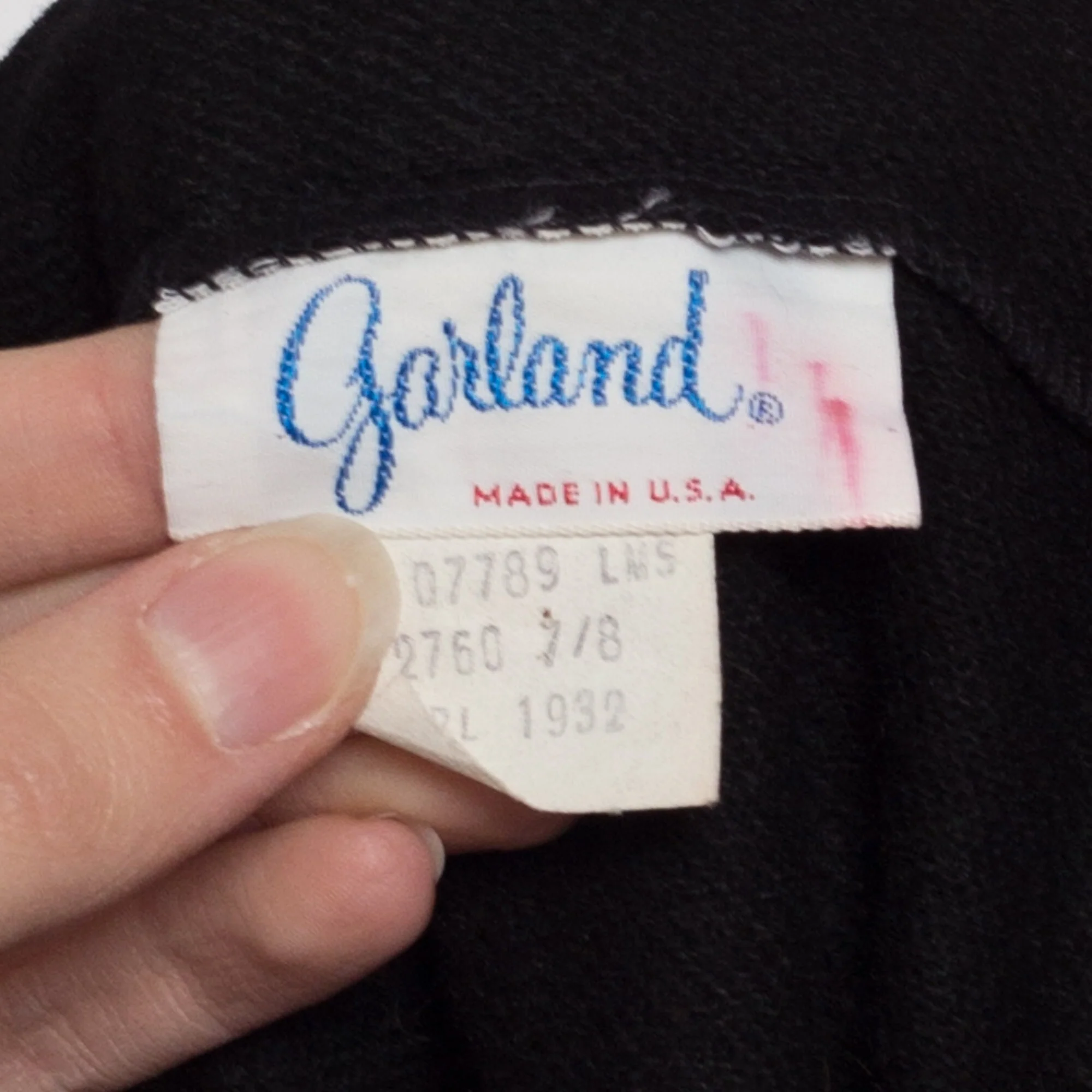 XS 70s Black A Line Wool Blend Skirt 24.5