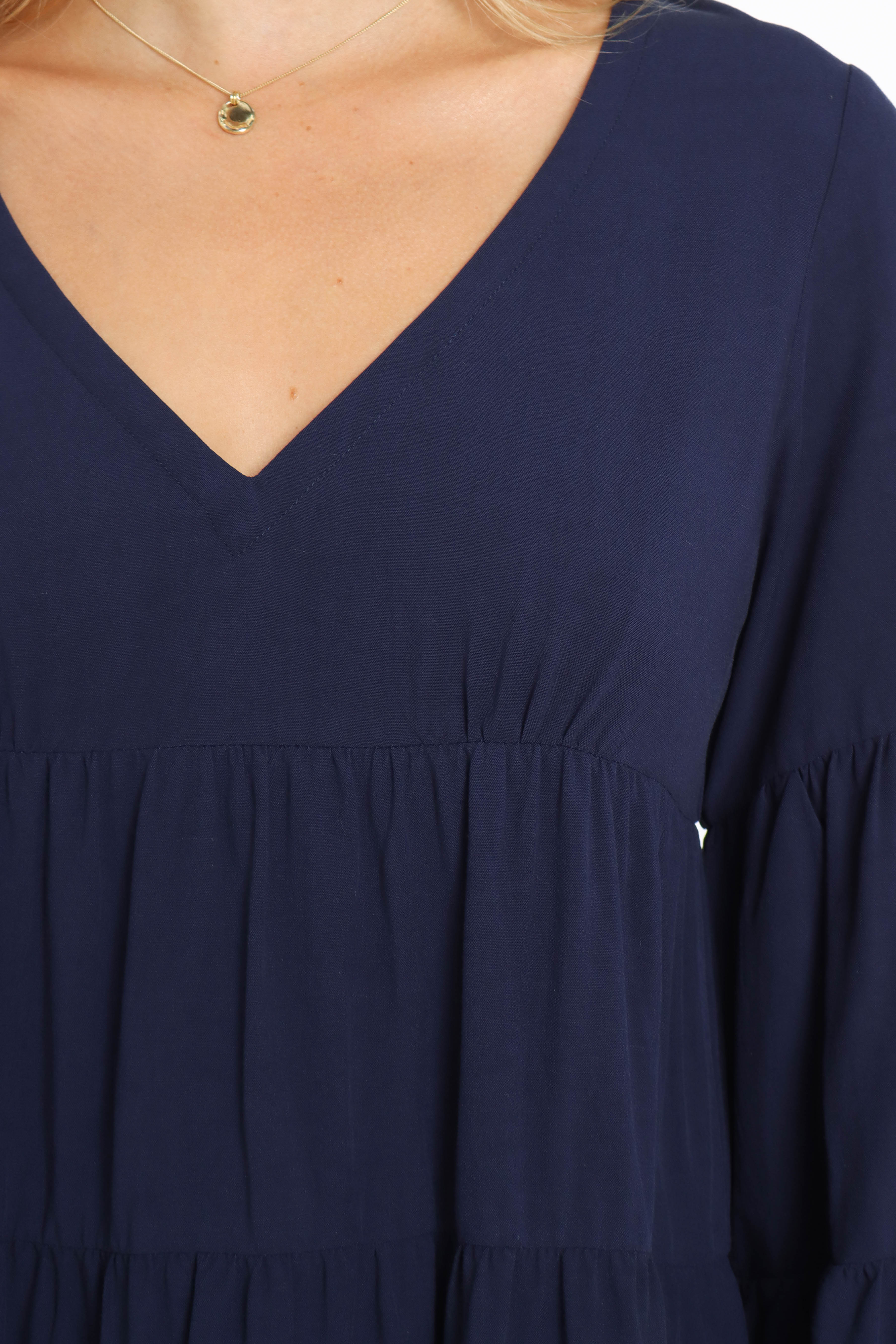 Alua Dress - Navy