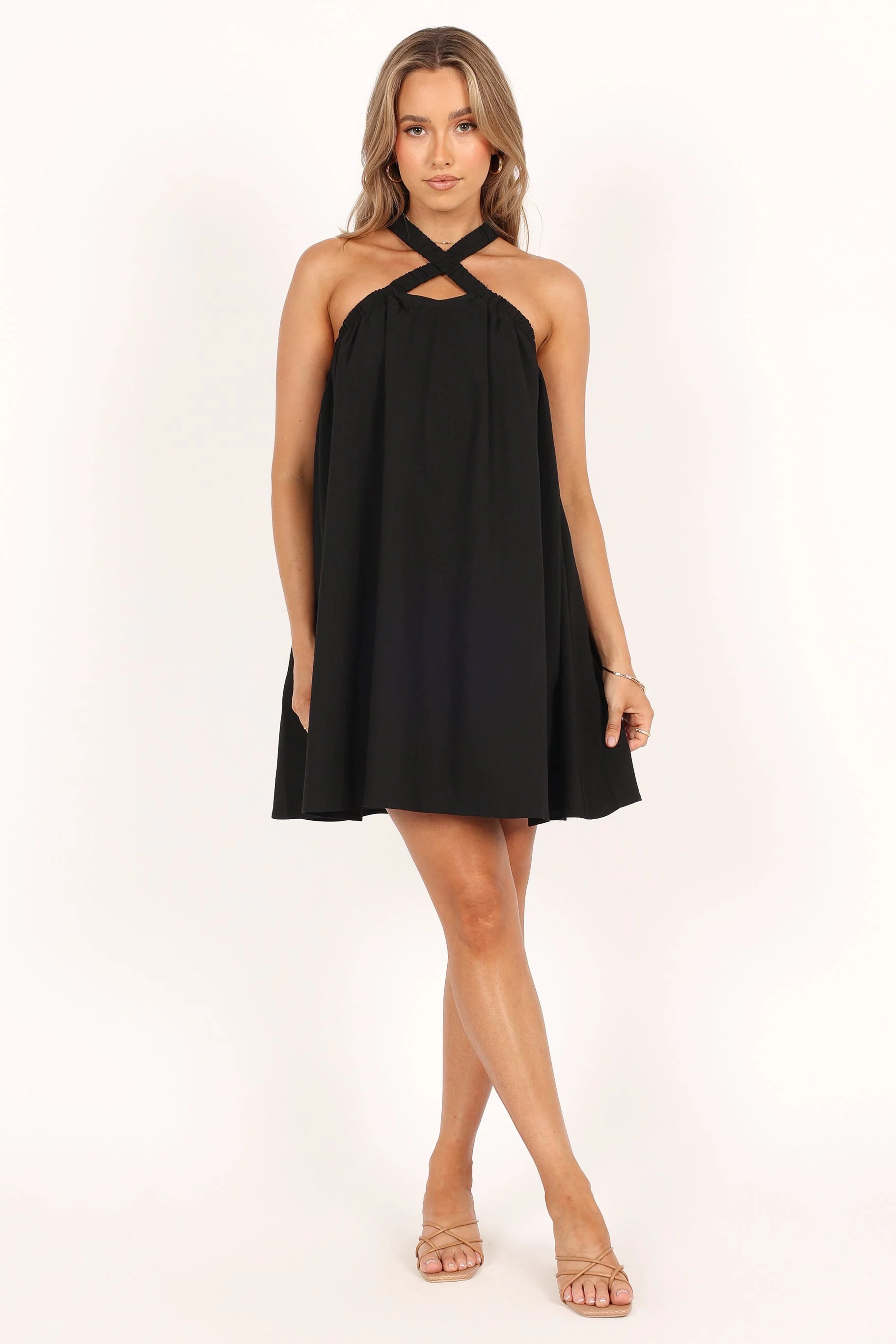 Lara Mini Dress - Black