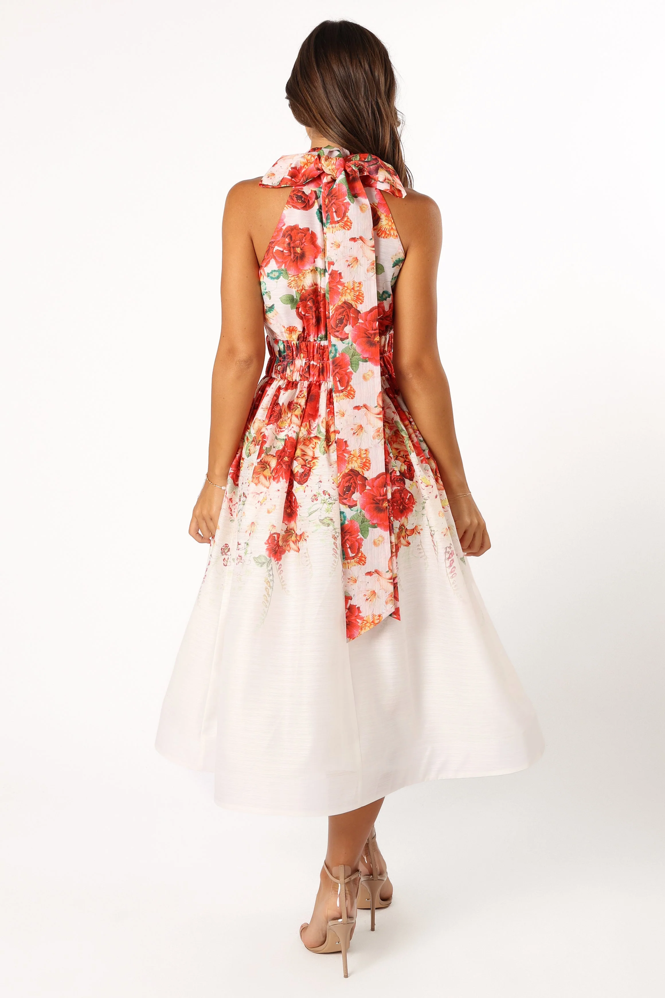 Pipps Halterneck Midi Dress - Multi