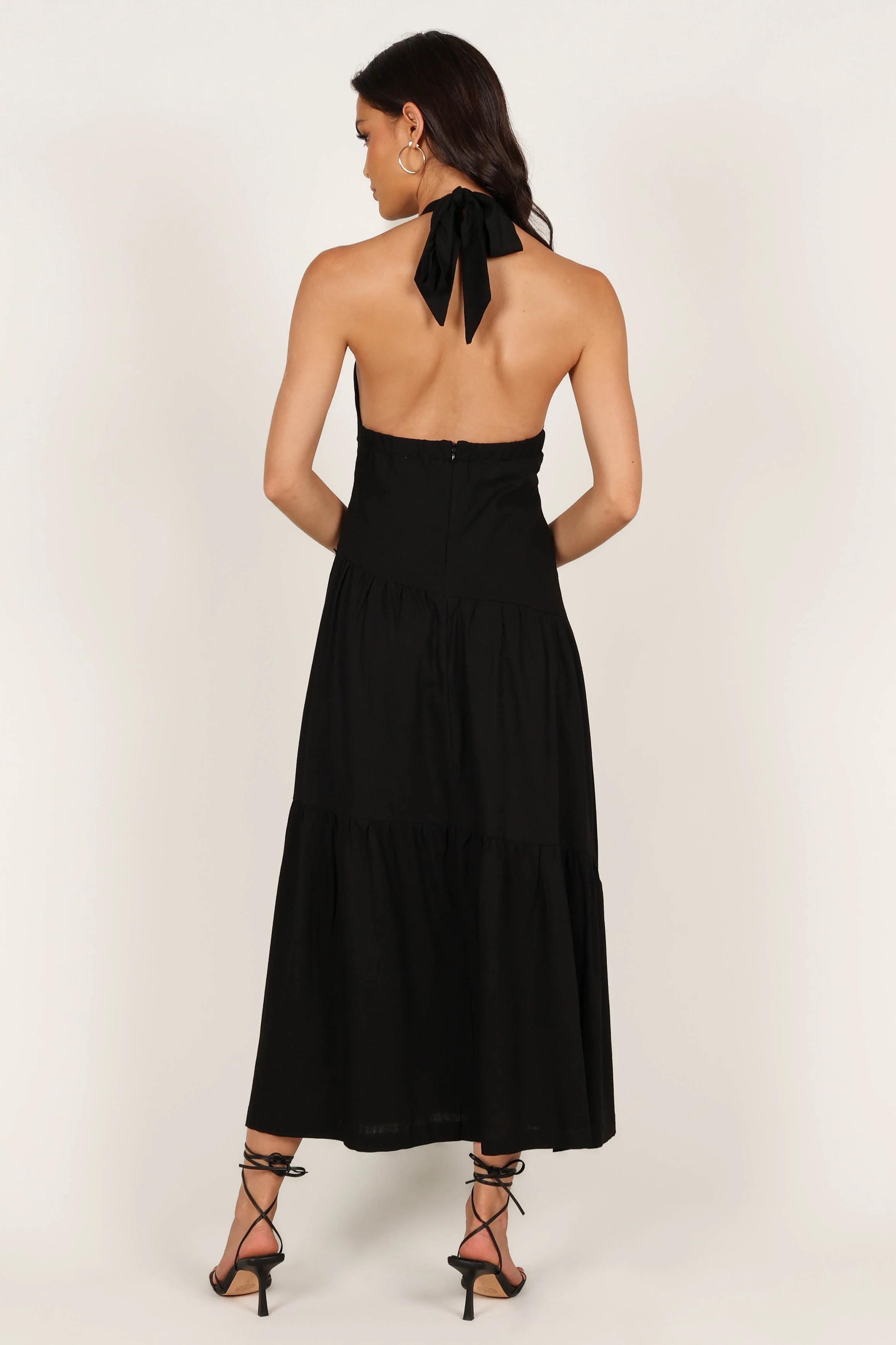 Stefani Midi Dress - Black