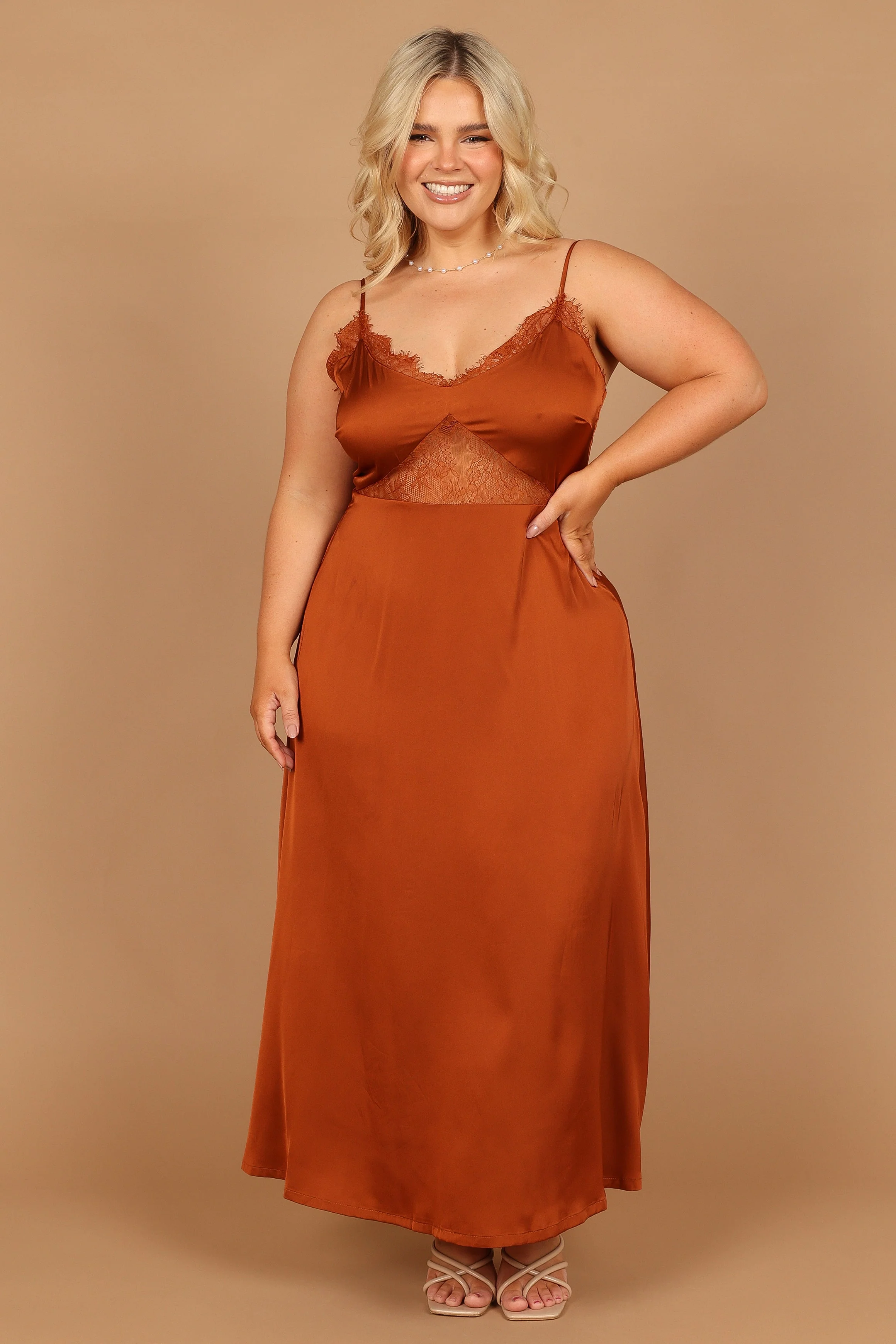Ariel Dress - Rust