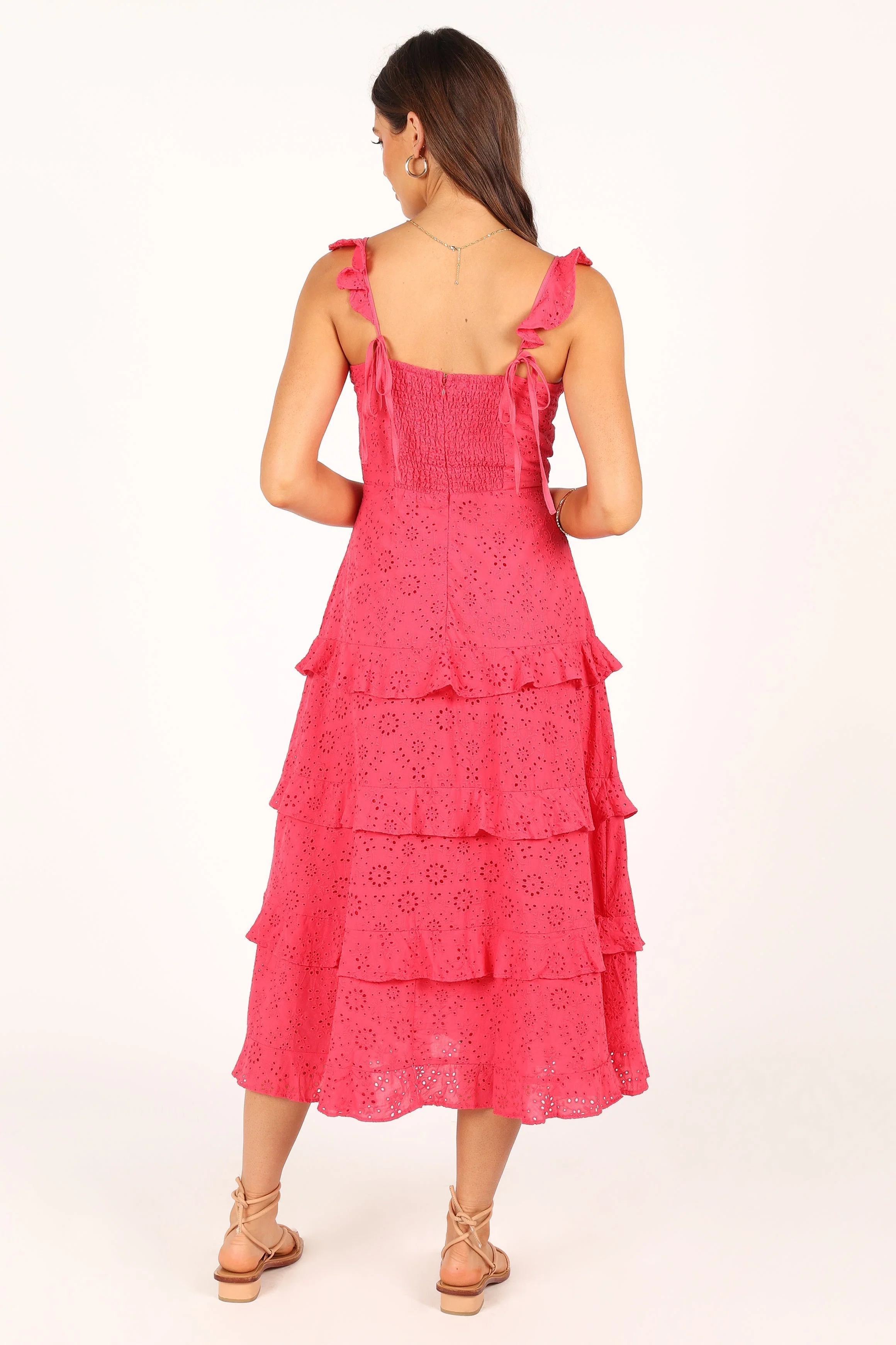 Lillian Midi Dress - Pink