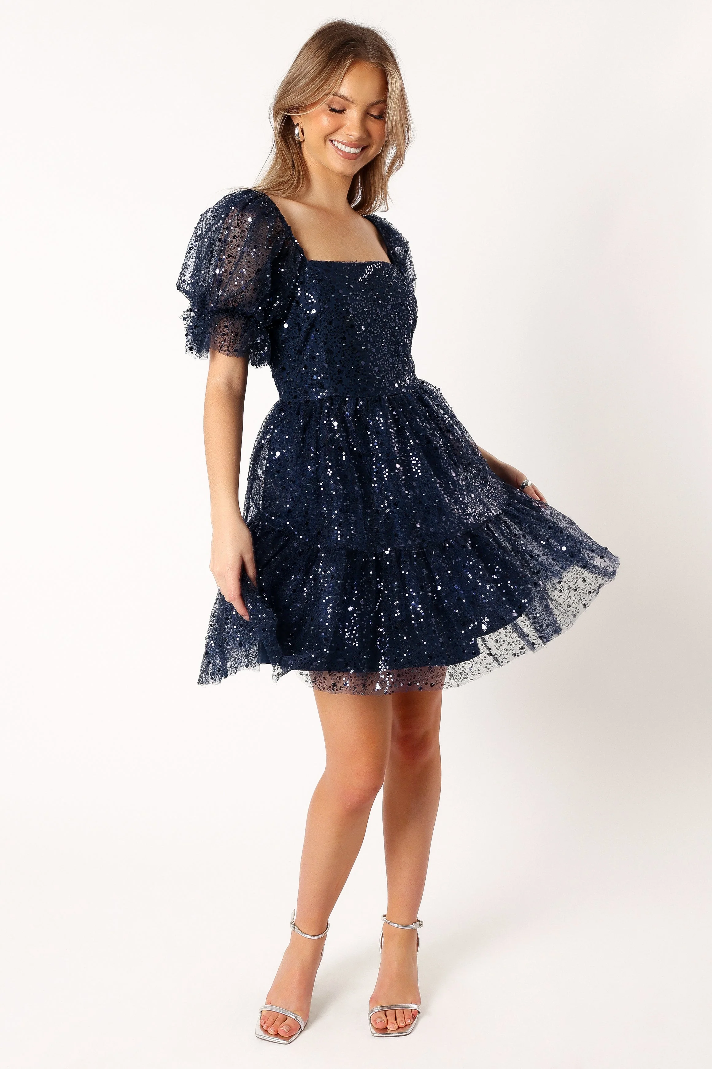 Karina Mini Dress - Navy