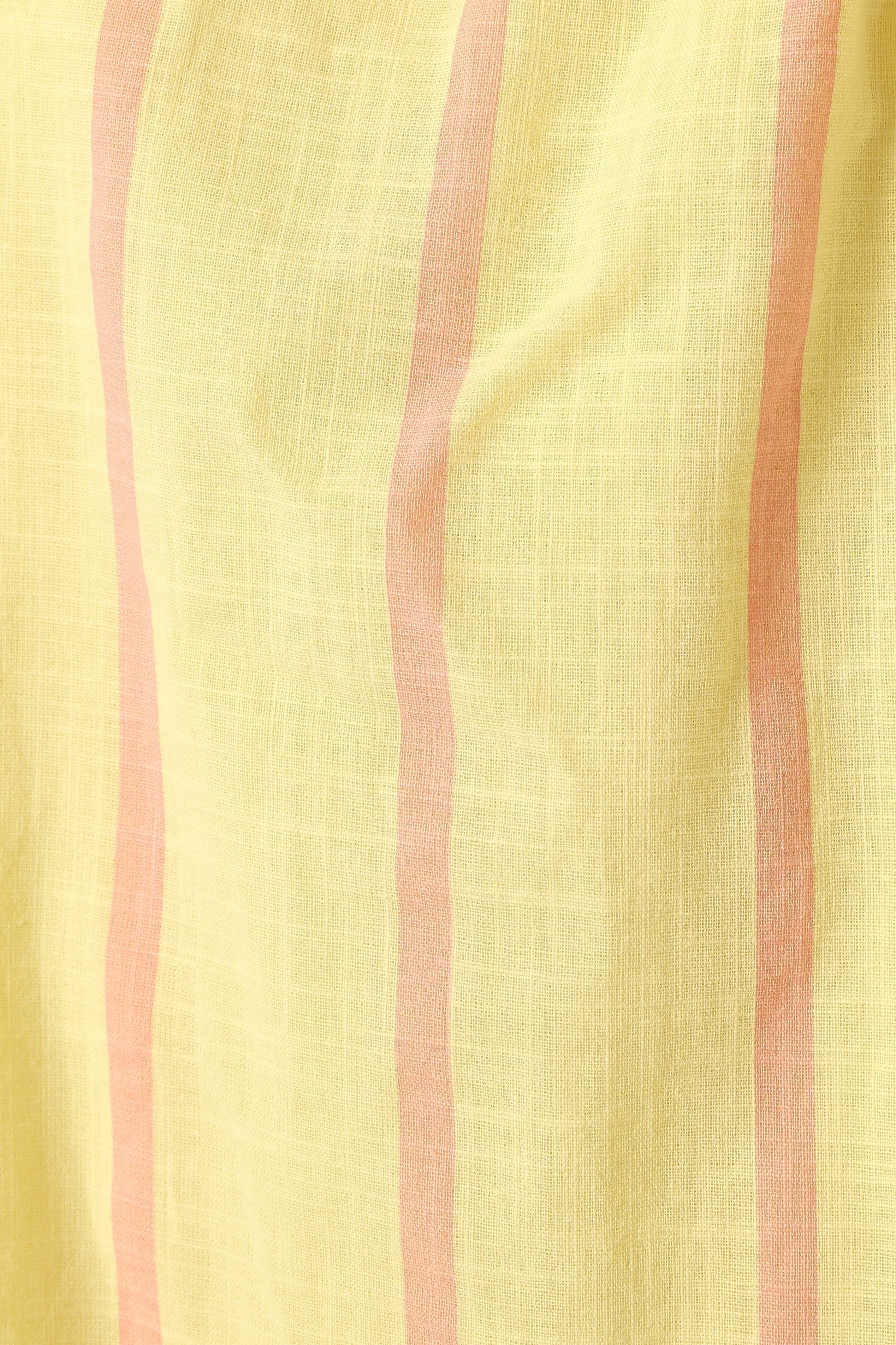 Ellie One Shoulder Dress - Yellow Pink Stripe