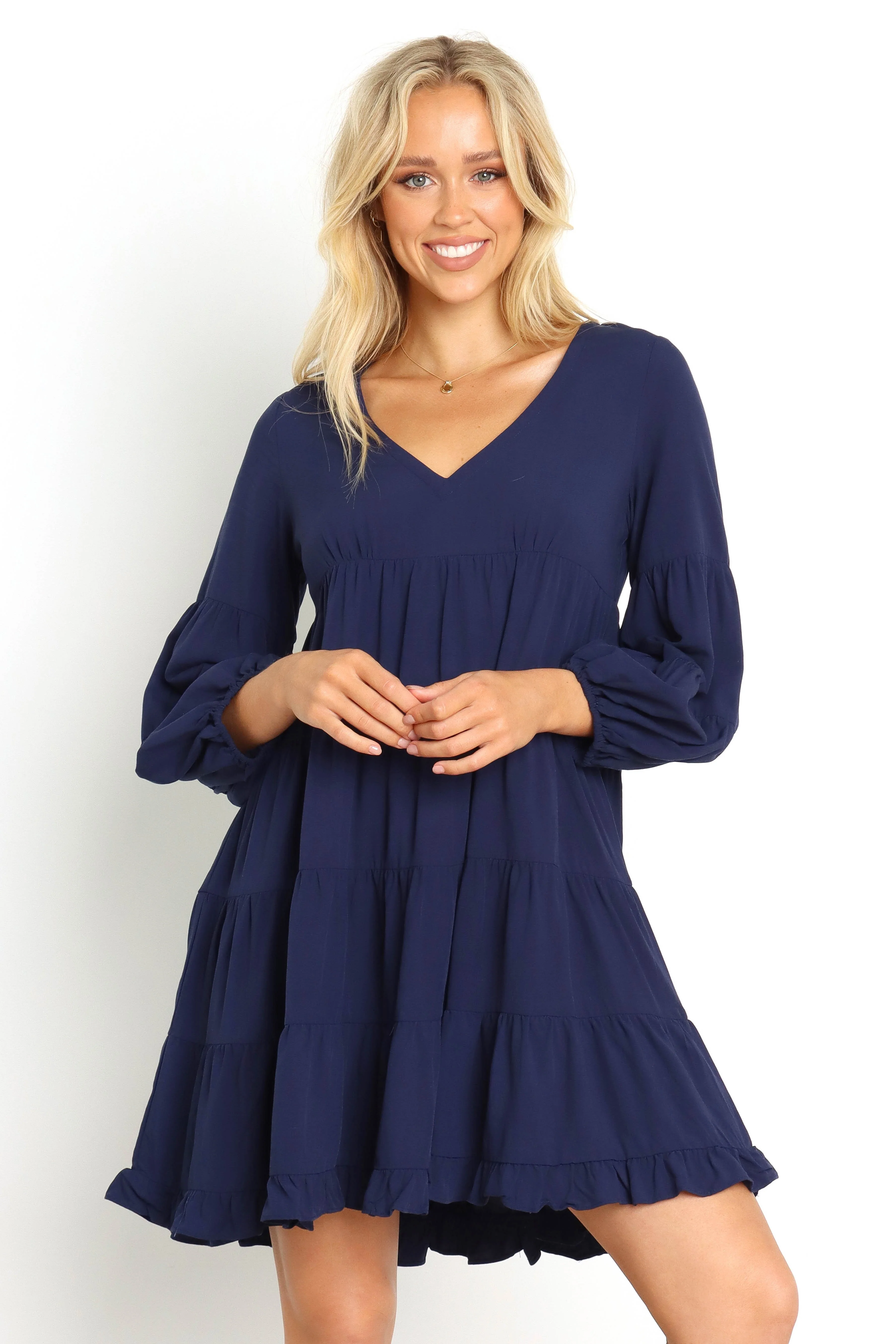 Alua Dress - Navy