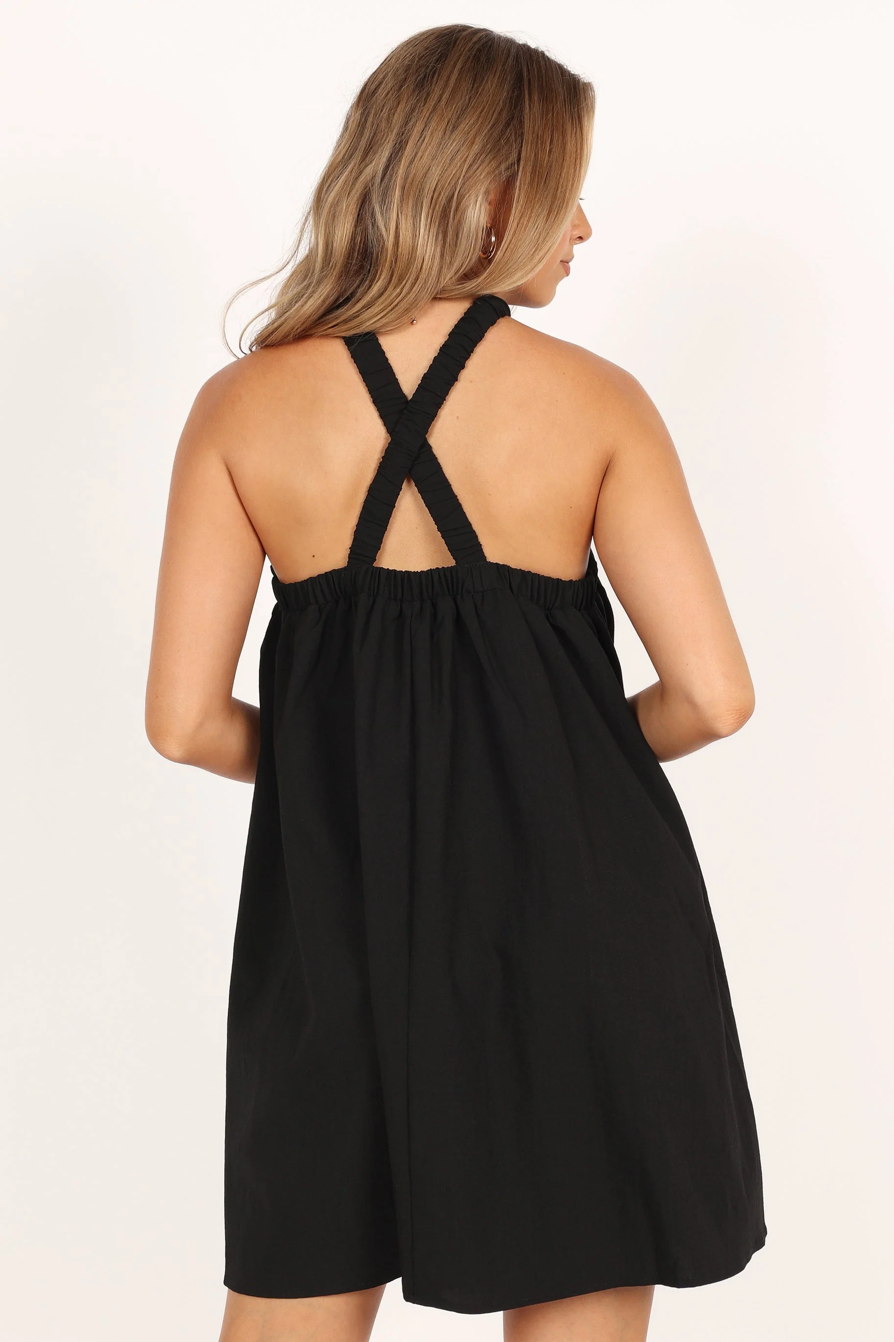 Lara Mini Dress - Black