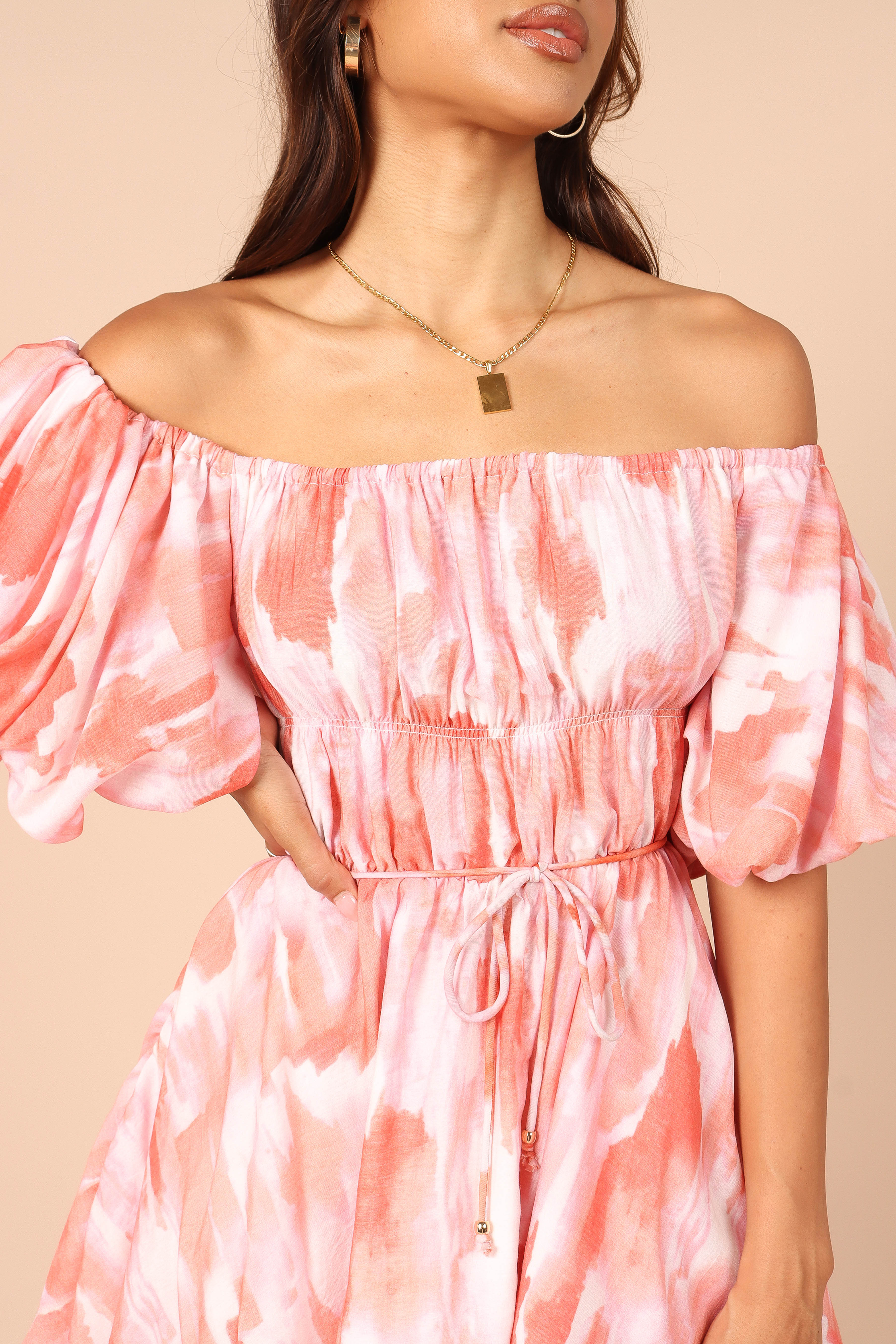 Priscilla Dress - Apricot