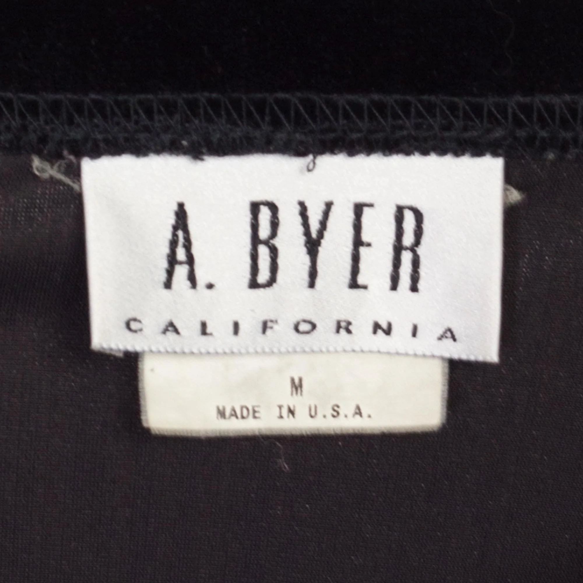 Sm-Med 90s Black Velvet Side Slit Mini Skirt