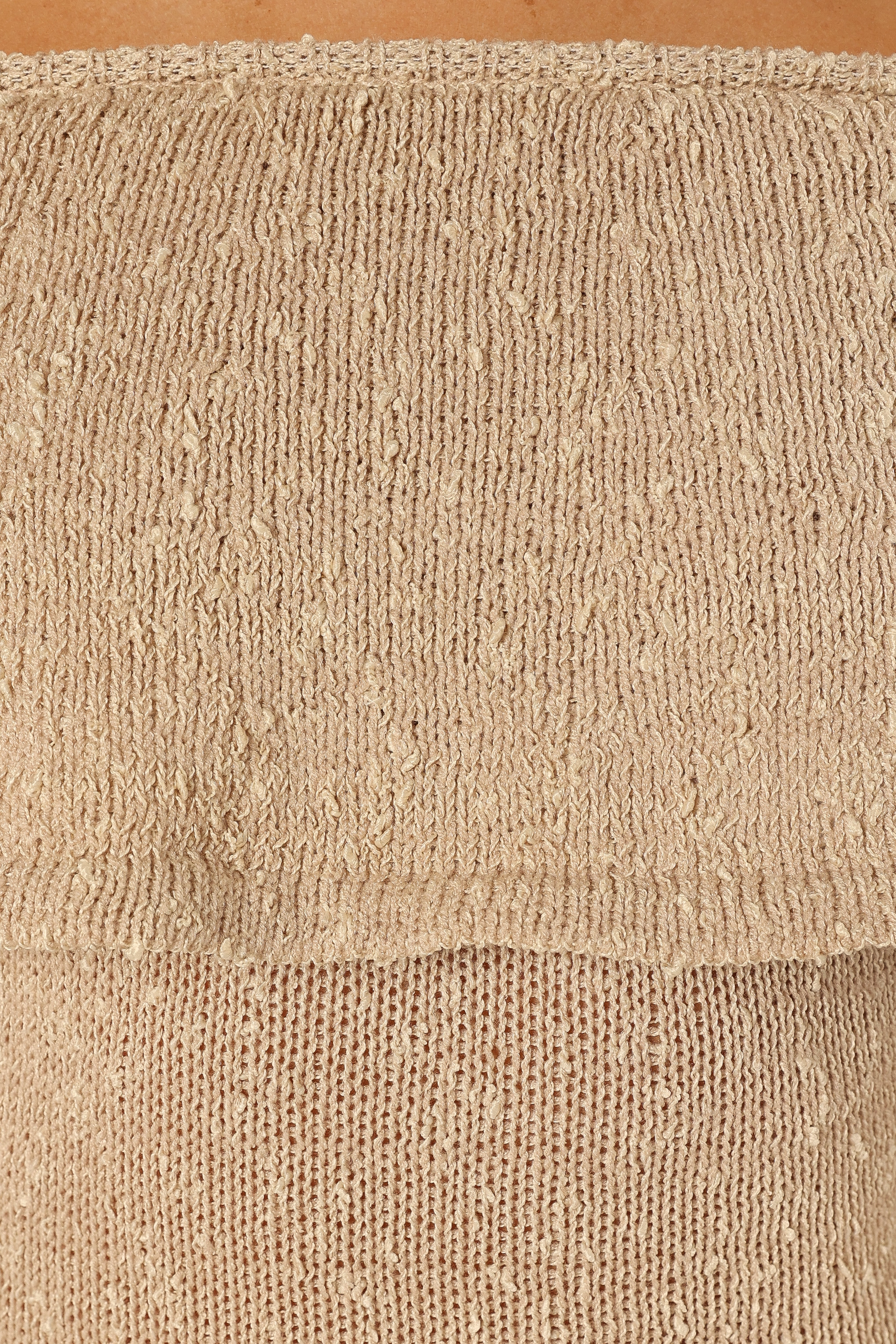 Nikkie Long Sleeve Maxi Dress - Tan