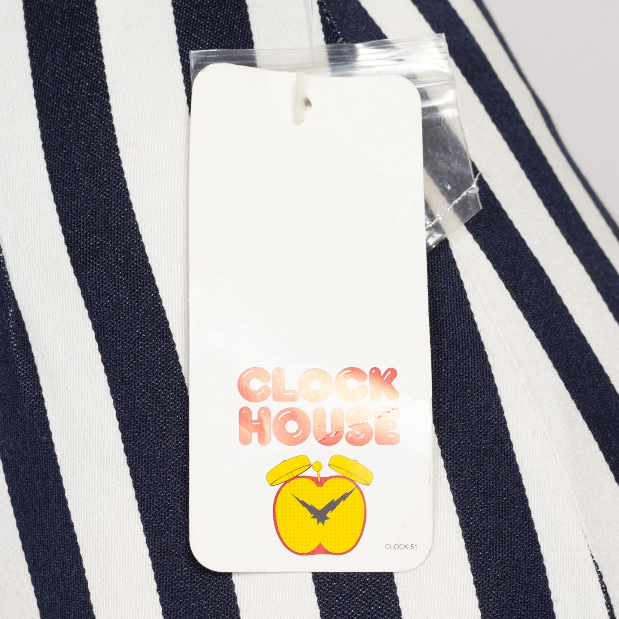 XS-Sm 90s Navy & White Striped Mini Skirt NWT 25.5