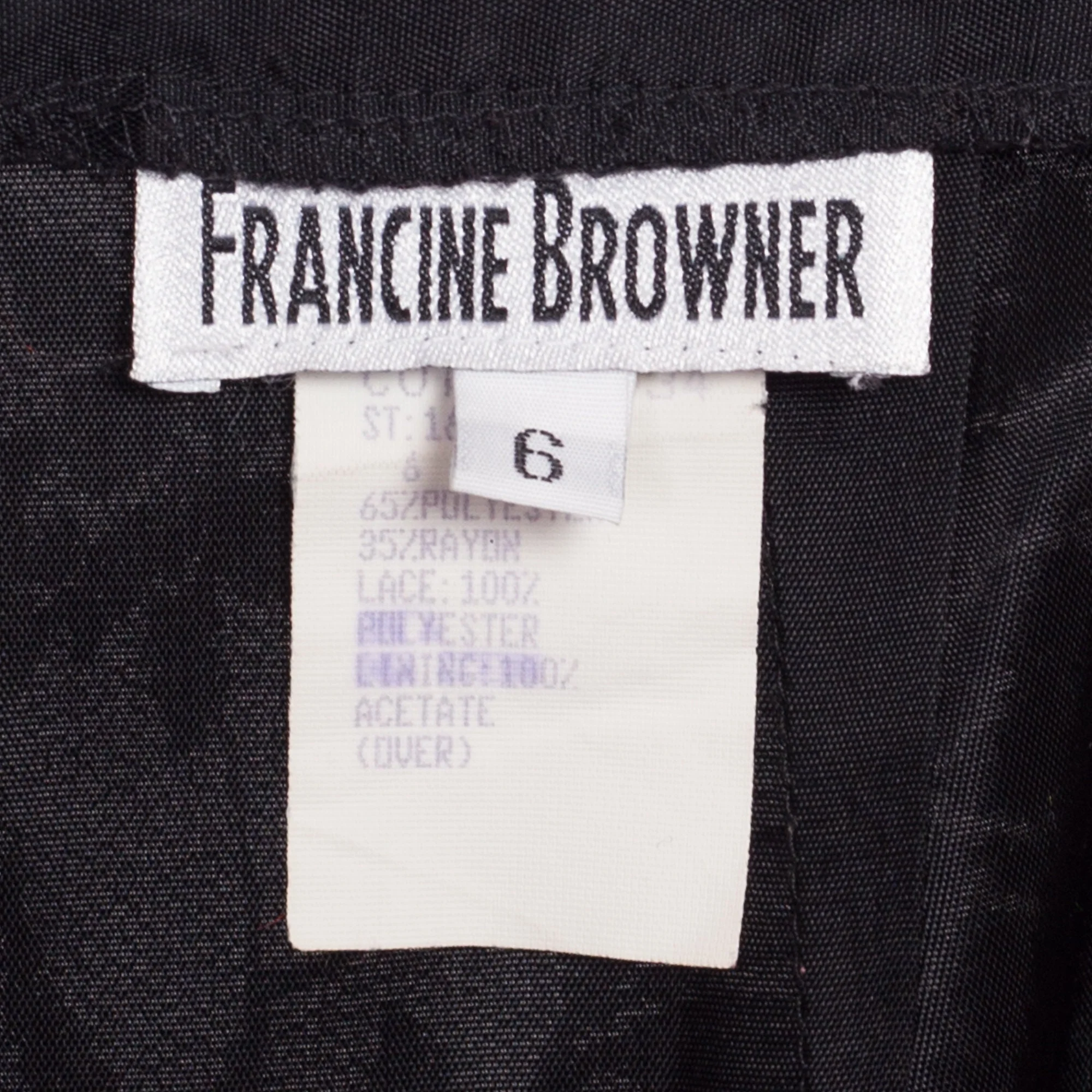 80s Black Lace Mini Skirt - Small, 26