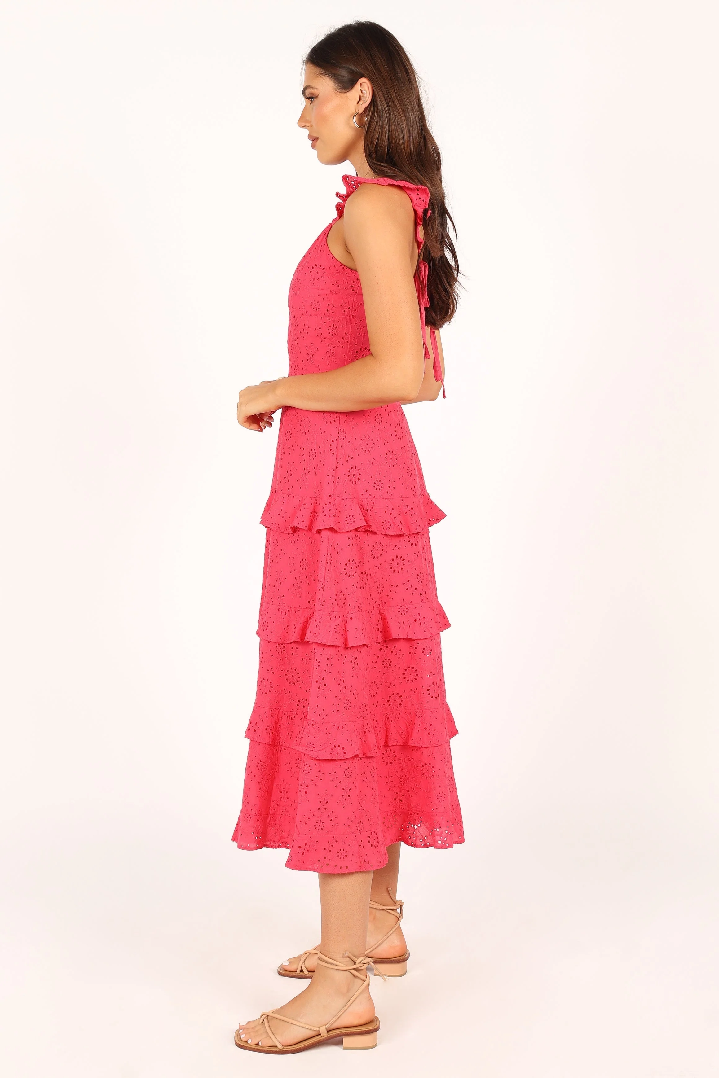 Lillian Midi Dress - Pink