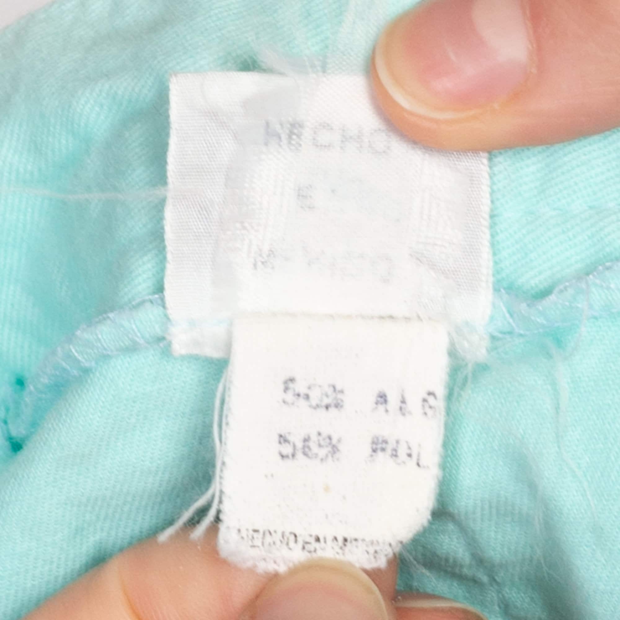 XS 80s Ellesse Aqua Blue Mini Tennis Skirt