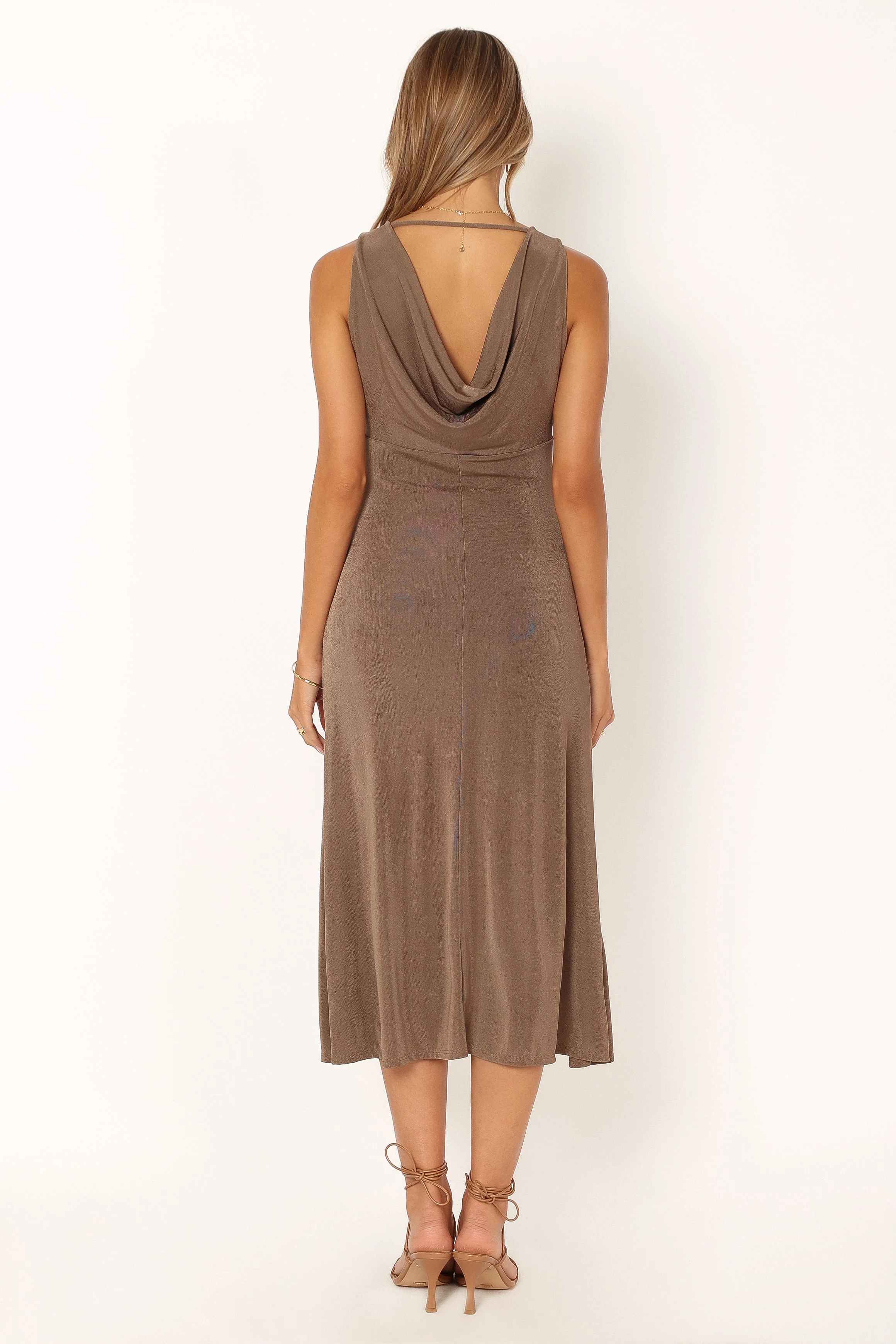Minia Midi Dress - Wood
