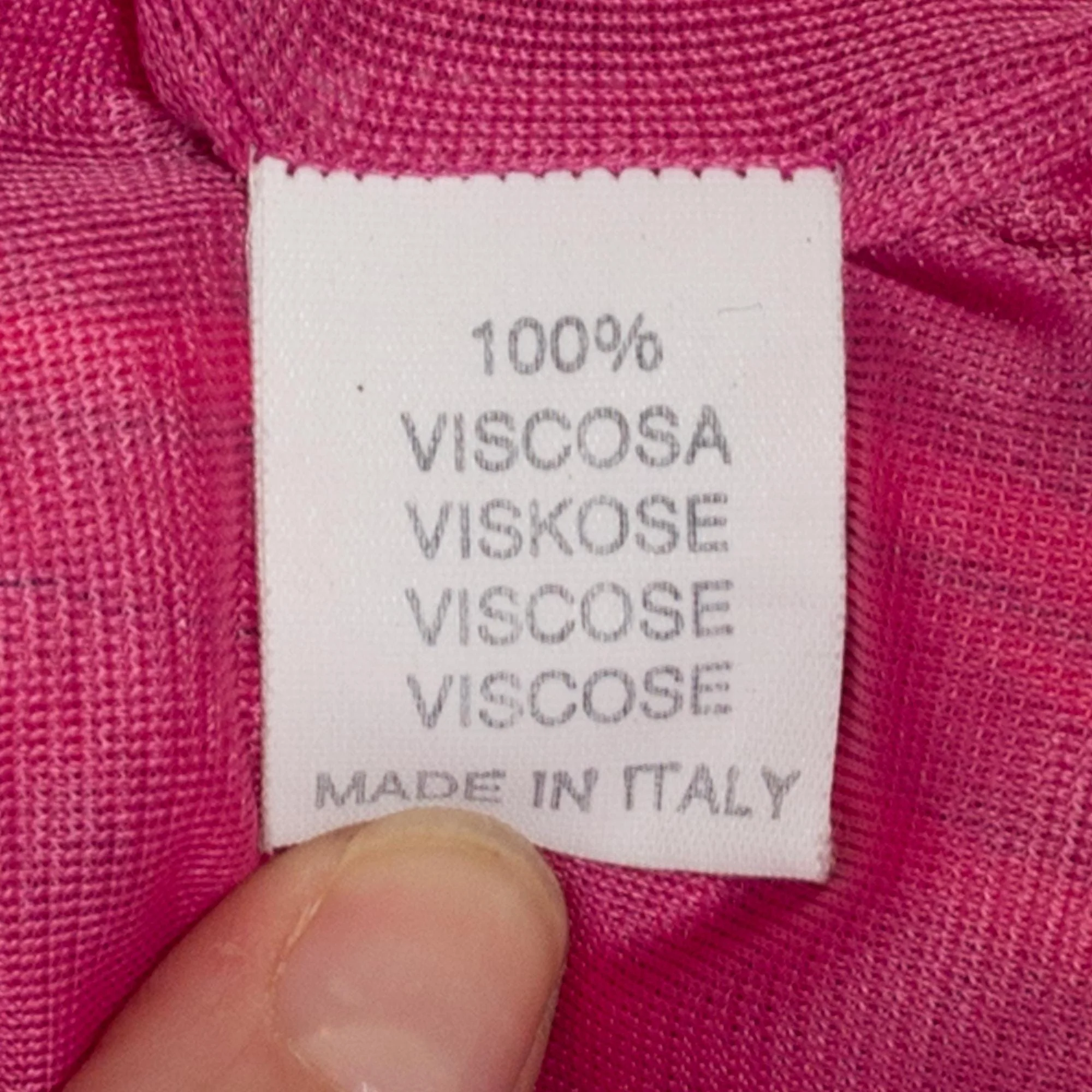 Medium 80s Hot Pink Batik Ruched Mini Skirt