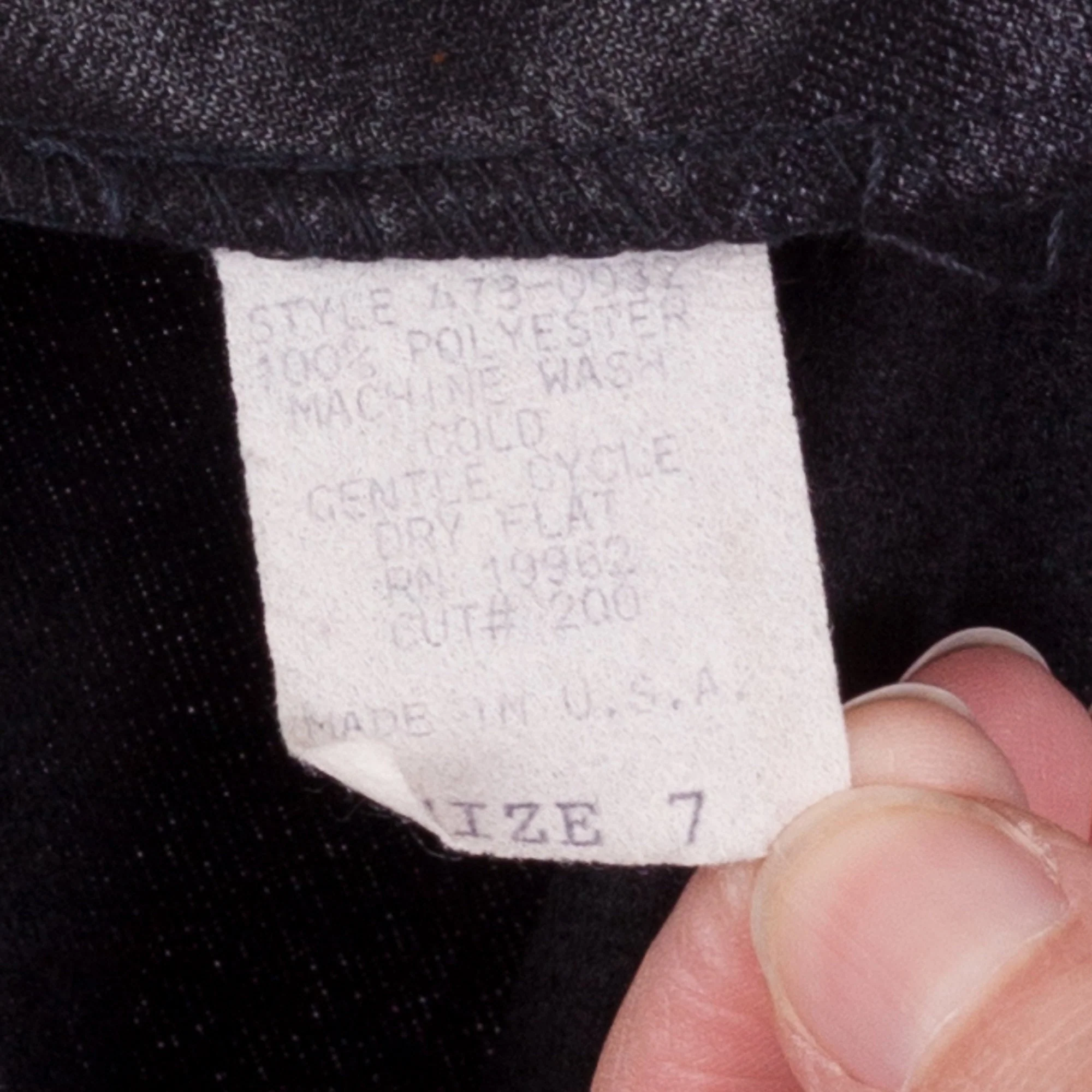 90s Black Mini Pencil Skirt - Extra Small, 24