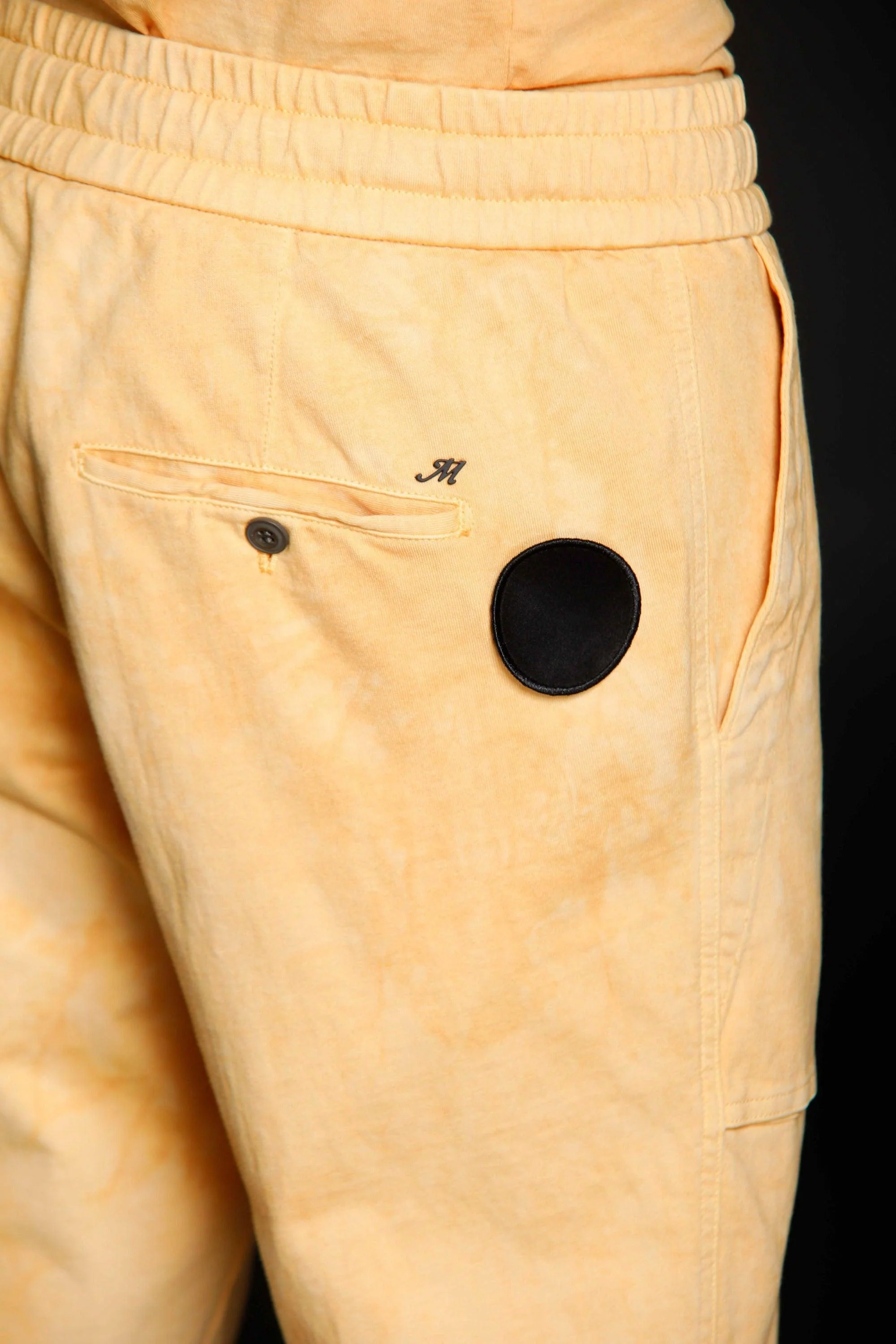 Arizona Fatigue man cargo pants in stretch jersey Logo edition carrot fit