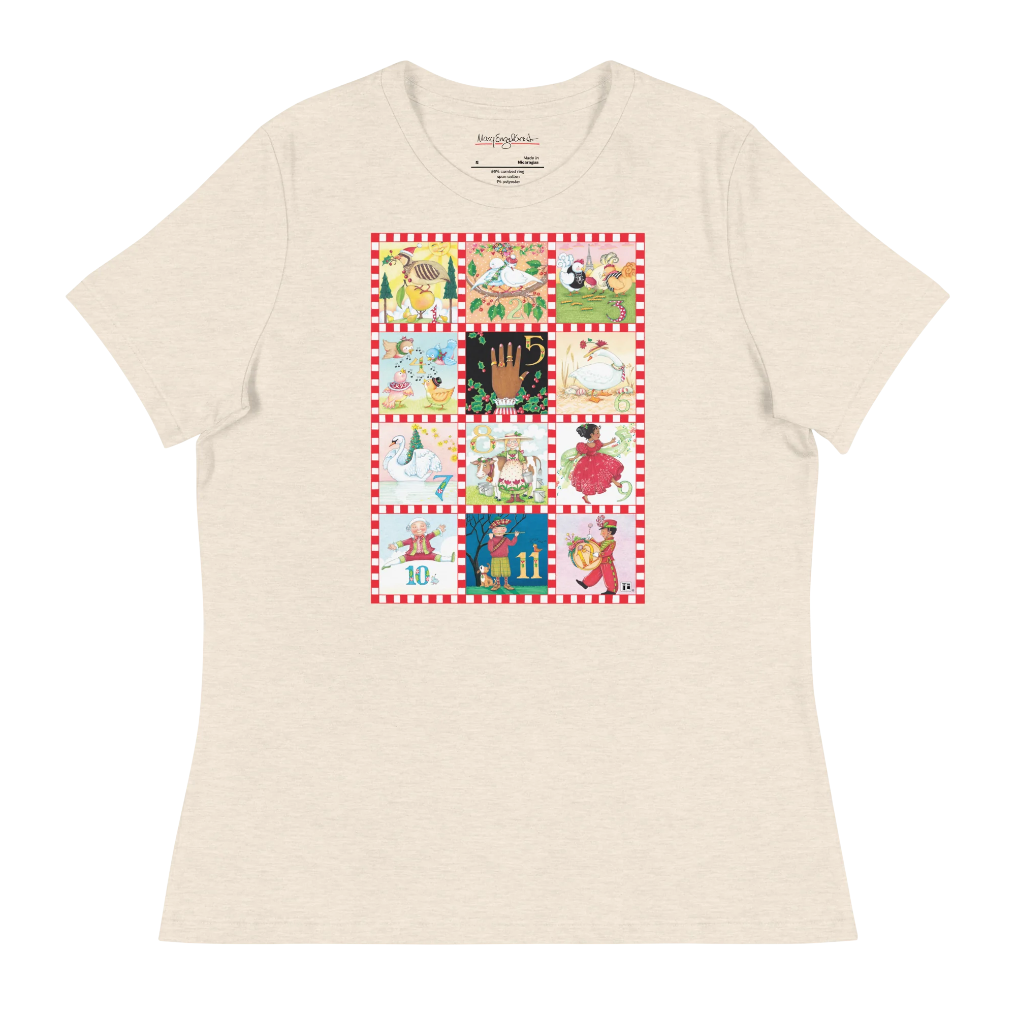 Twelve Days of Christmas Women's T-Shirt