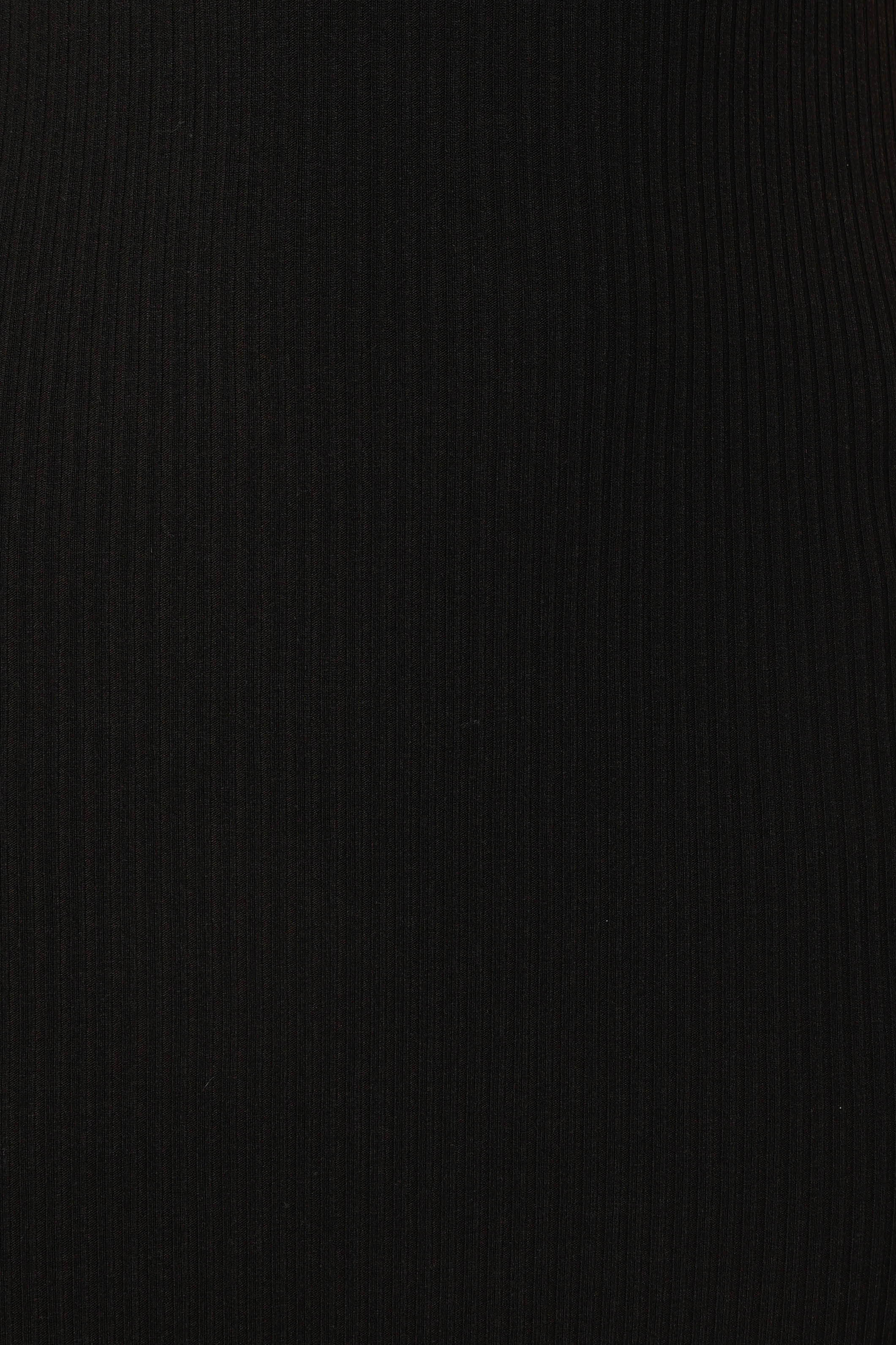 Cally Ruffle Sleeve Midi Dress - Black