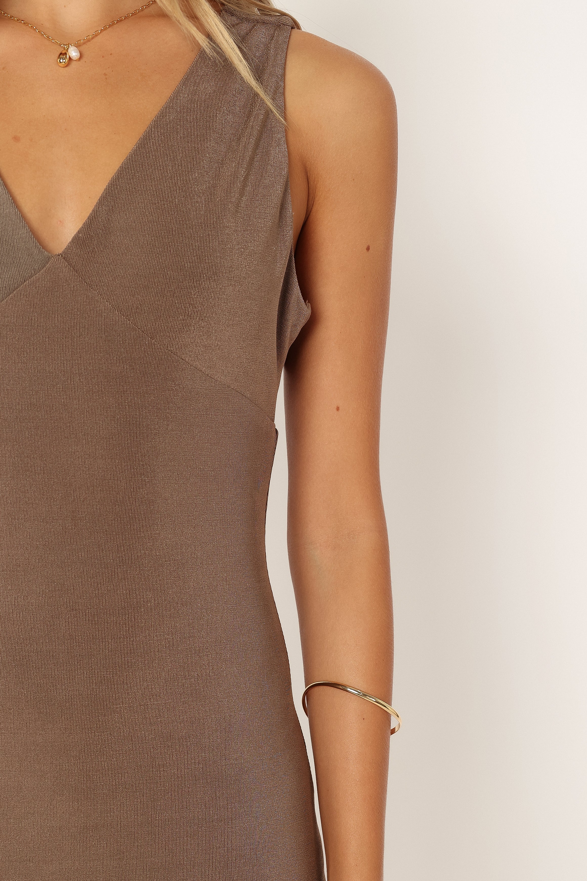 Minia Midi Dress - Wood