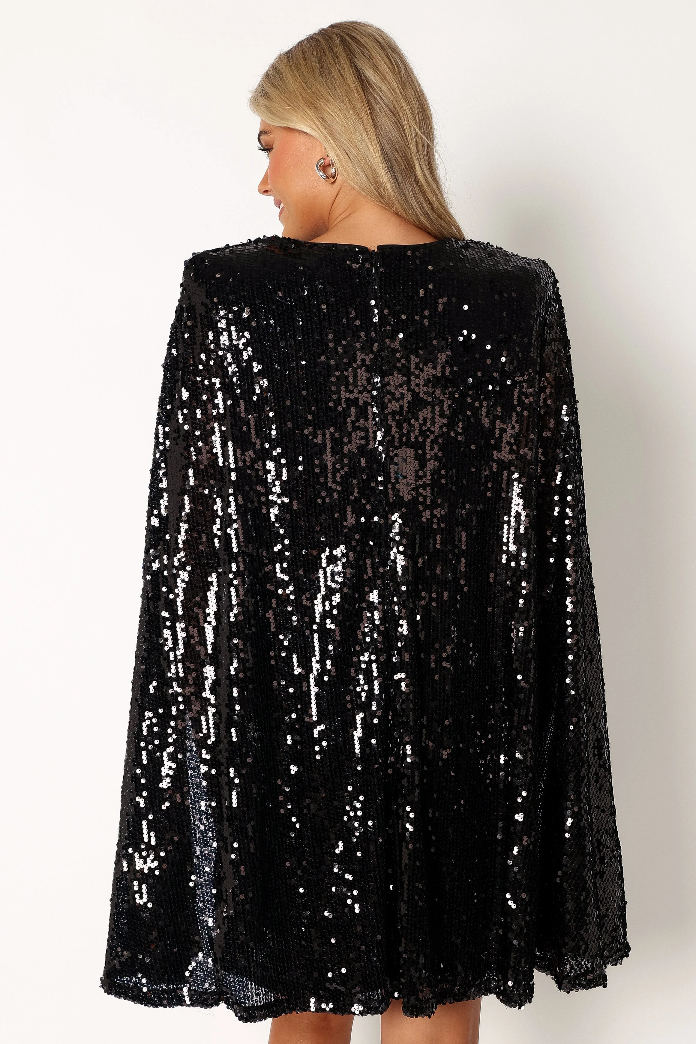 Jemima Mini Dress - Black Sequin