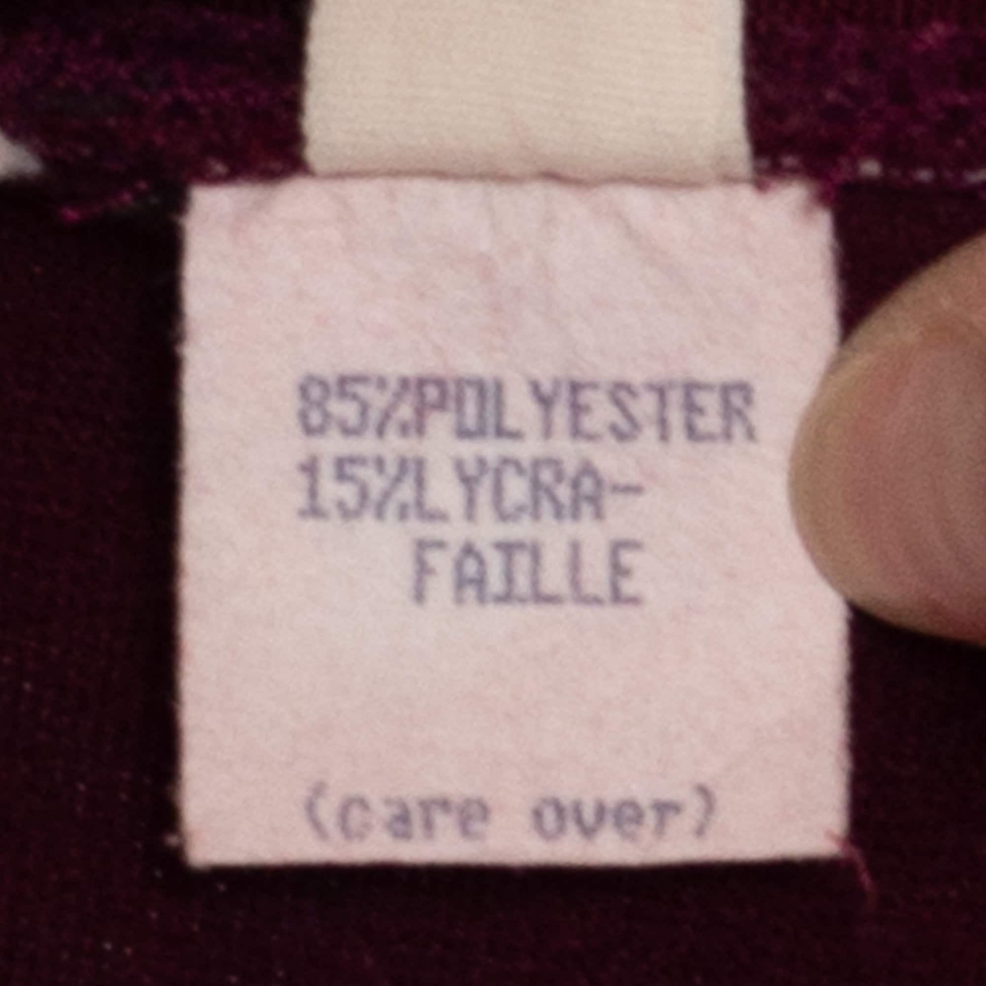 Med-Lrg 90s J. Crew Wine Red Stretchy Mini Skirt