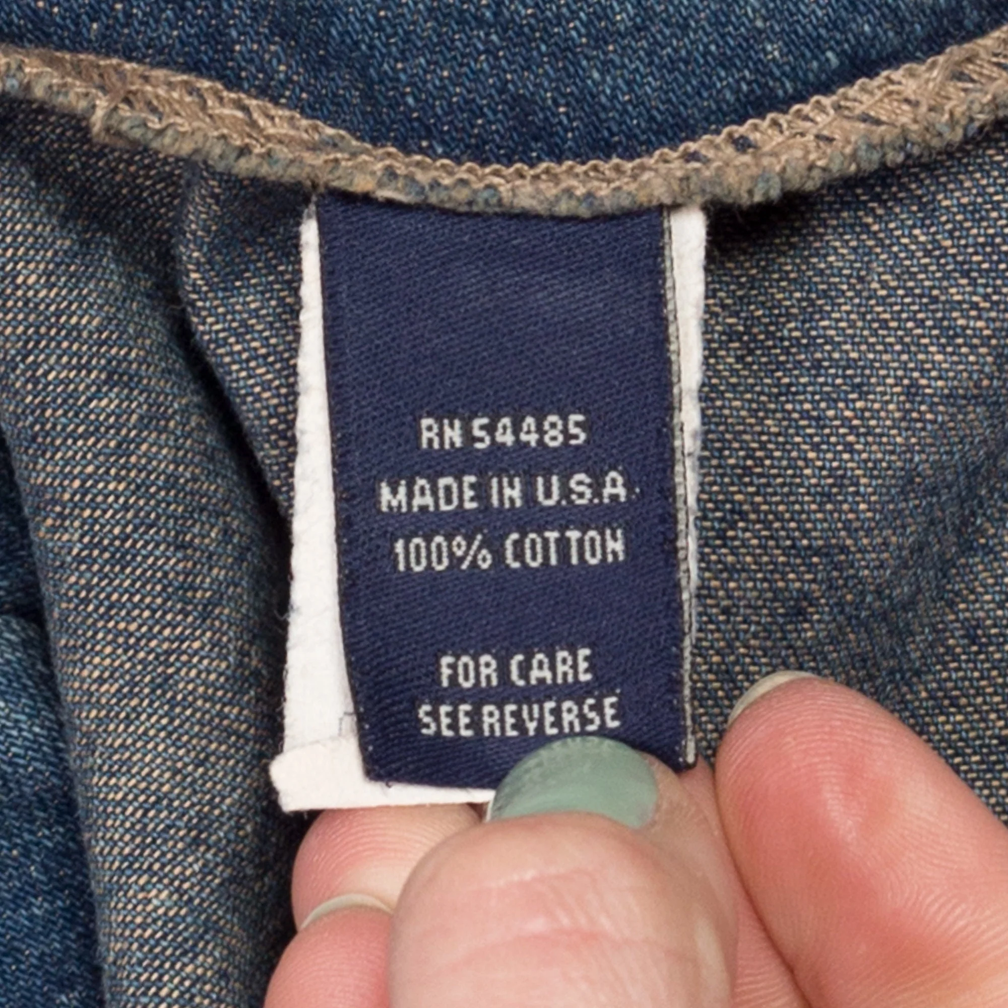 XS 90s Denim Low Rise Wrap Mini Skirt