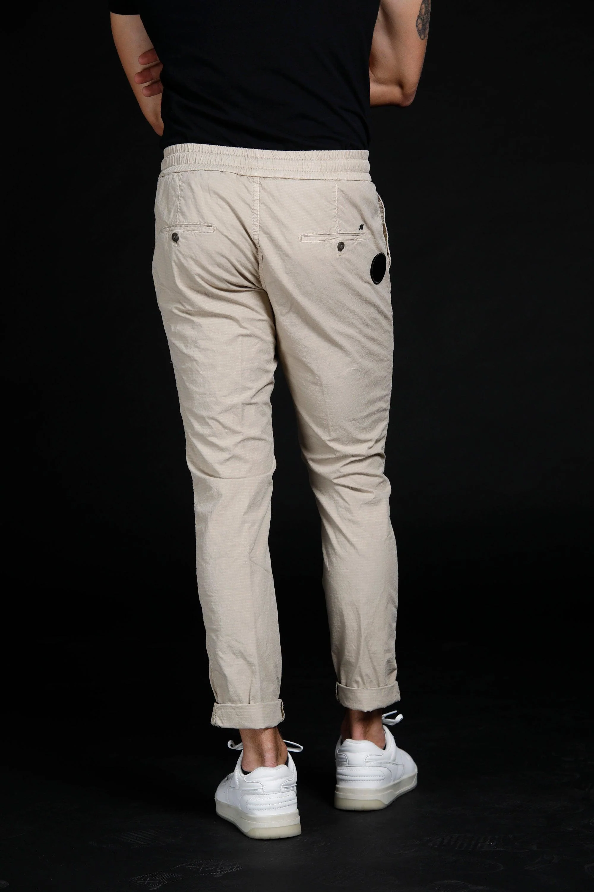 Arizona Fatigue man cargo pants in rip stop Logo edition carrot fit