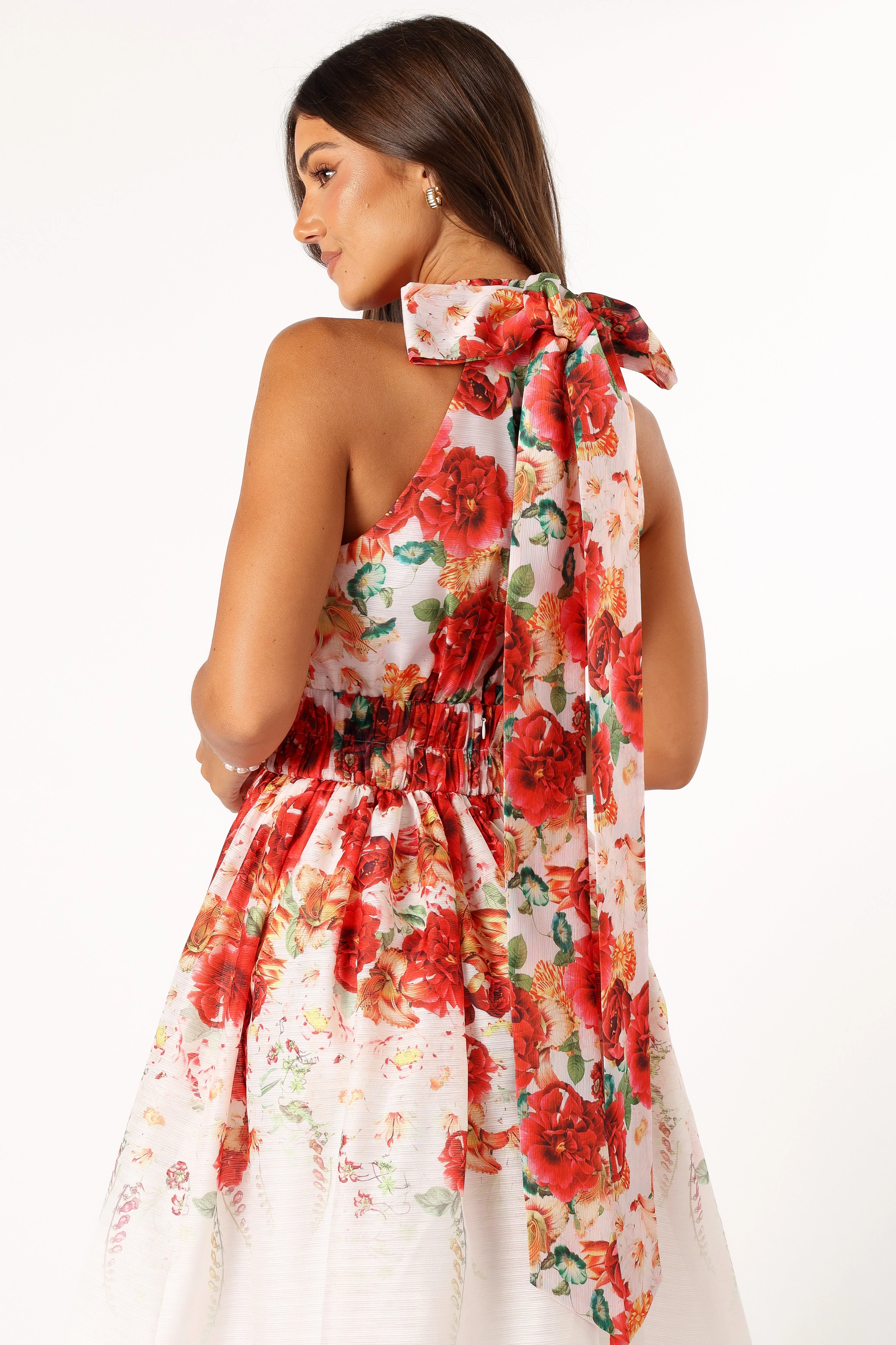 Pipps Halterneck Midi Dress - Multi