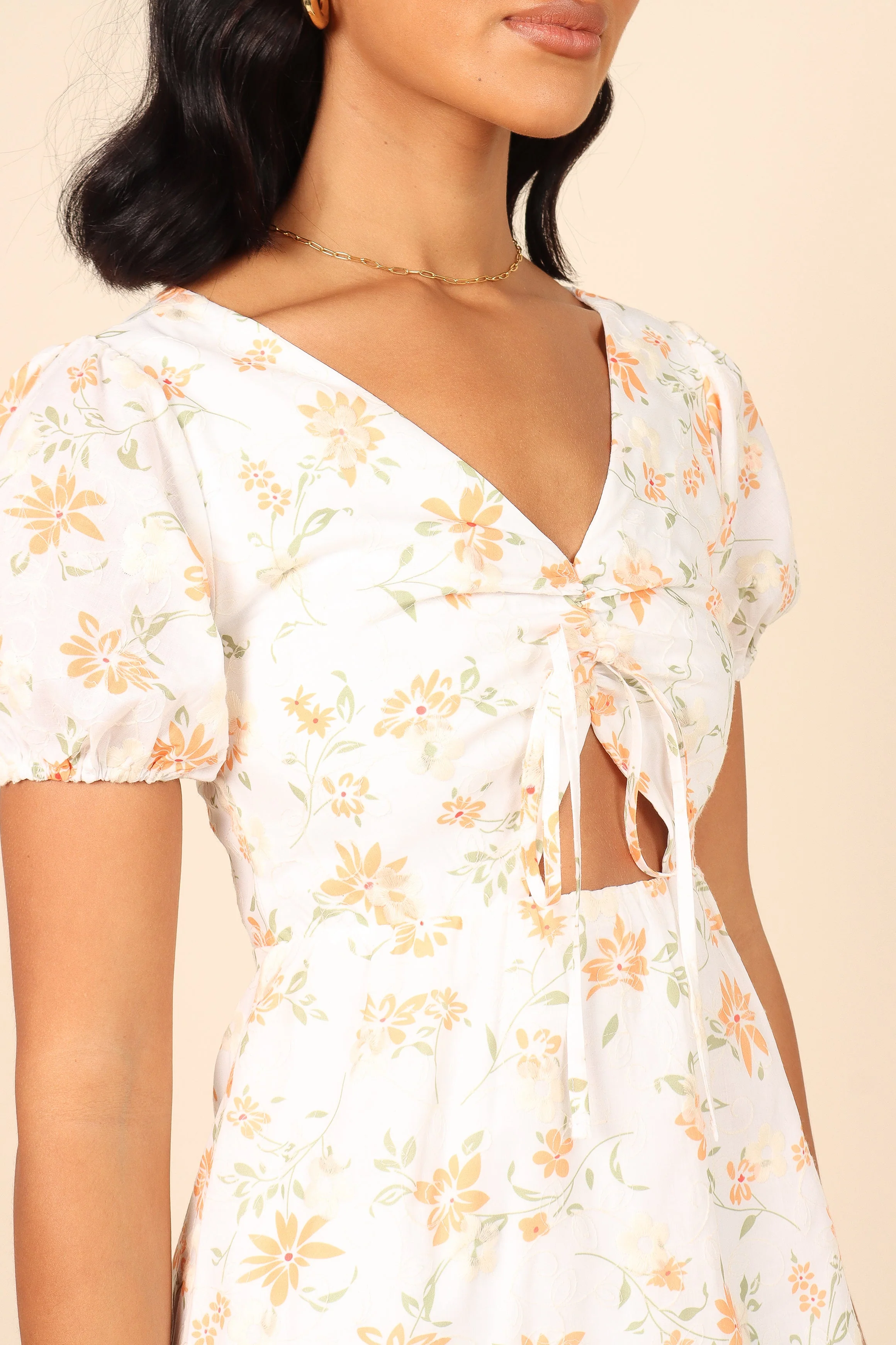 Arielle Mini Dress - White