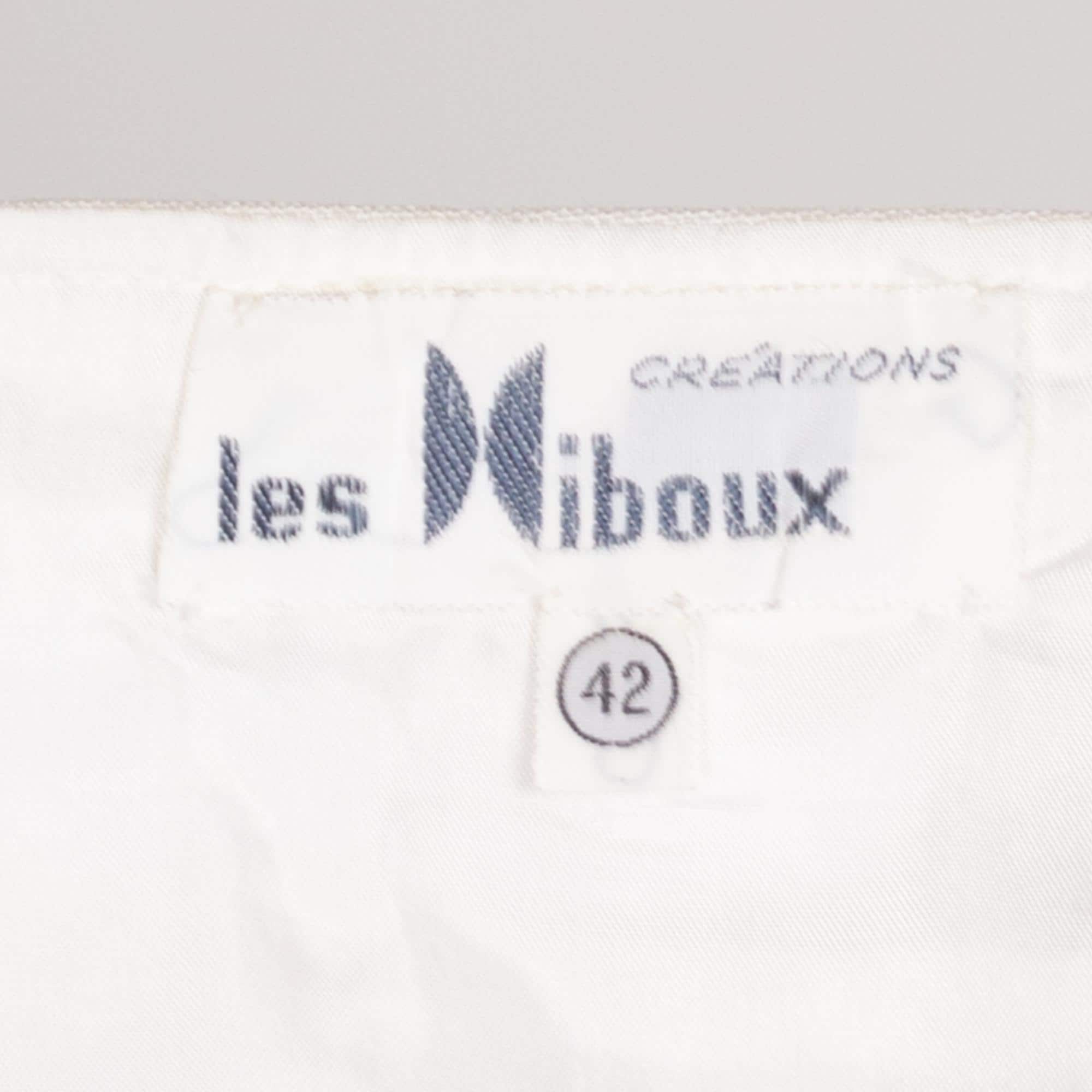 Small 70s White Pleated Mini Skirt 26