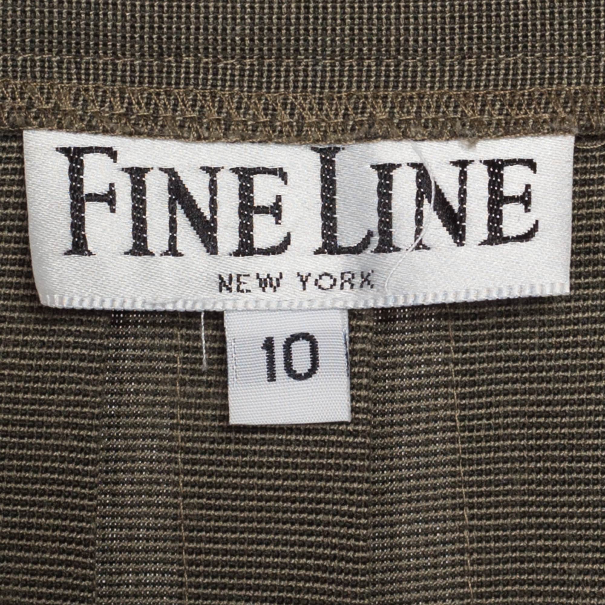 Medium 90s Olive Pleated Mini Skirt 27.75