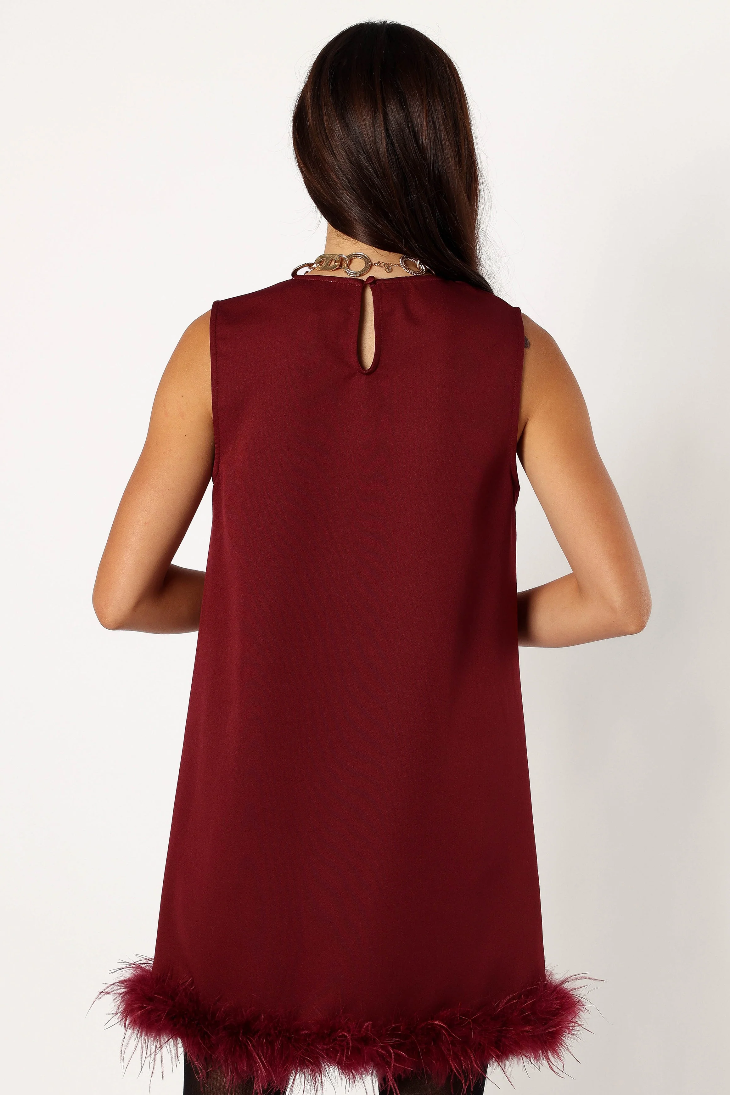 Mathias Mini Dress - Wine