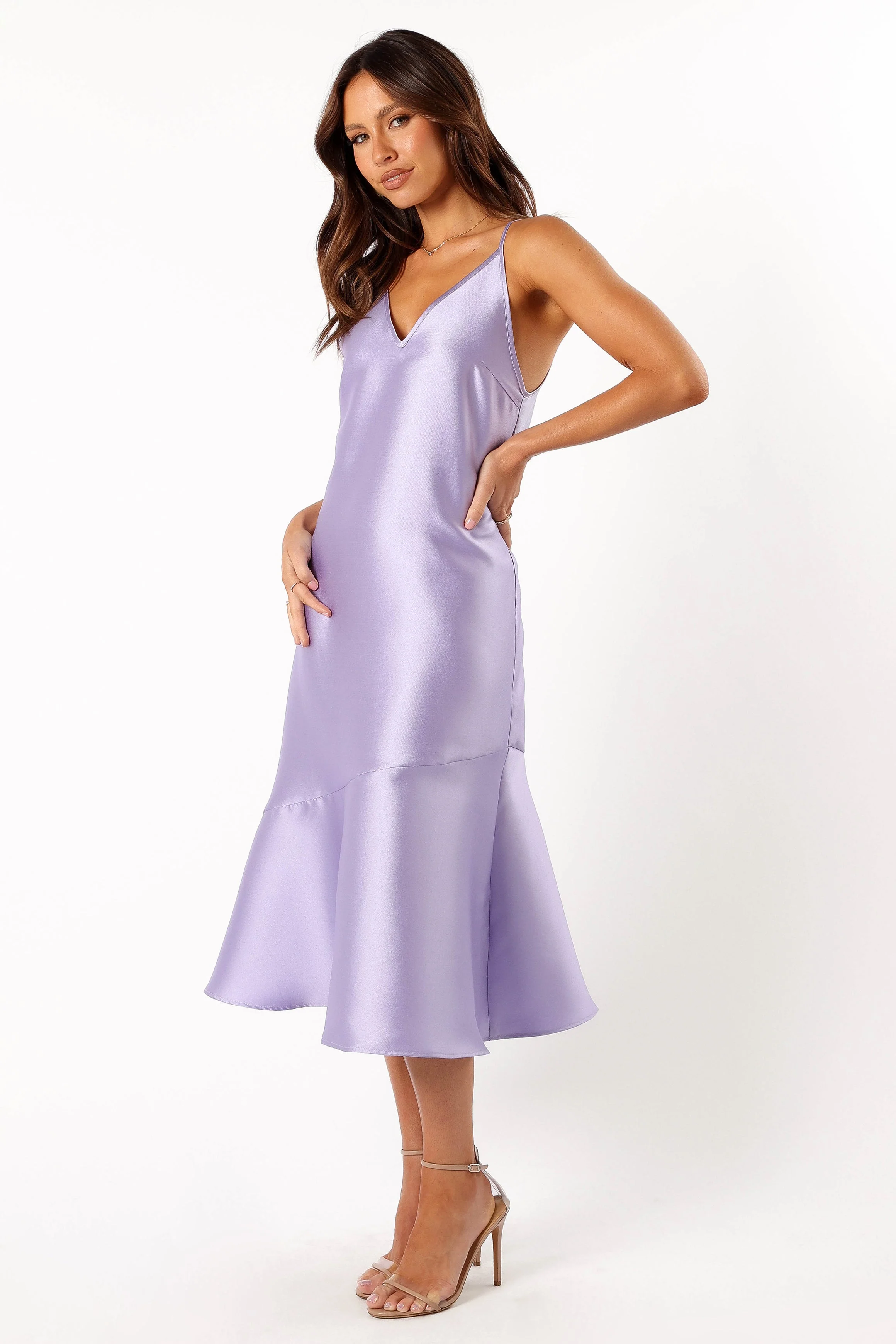 Novan Midi Dress - Lavender