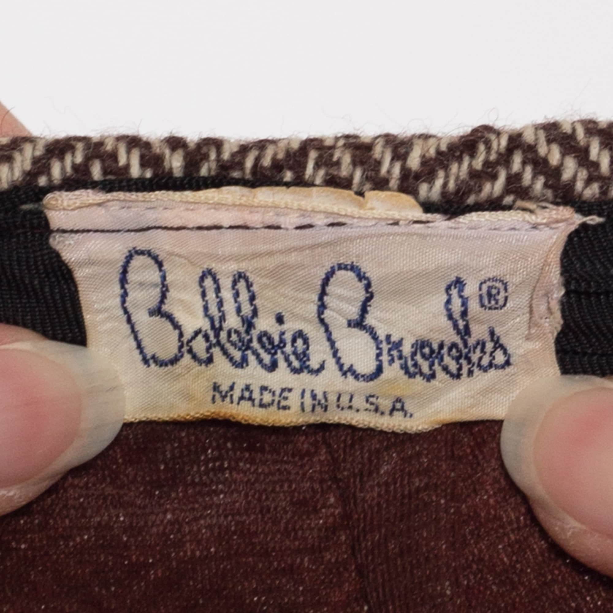 XS 60s Herringbone Wool Grommet Waist Mini Skirt 25