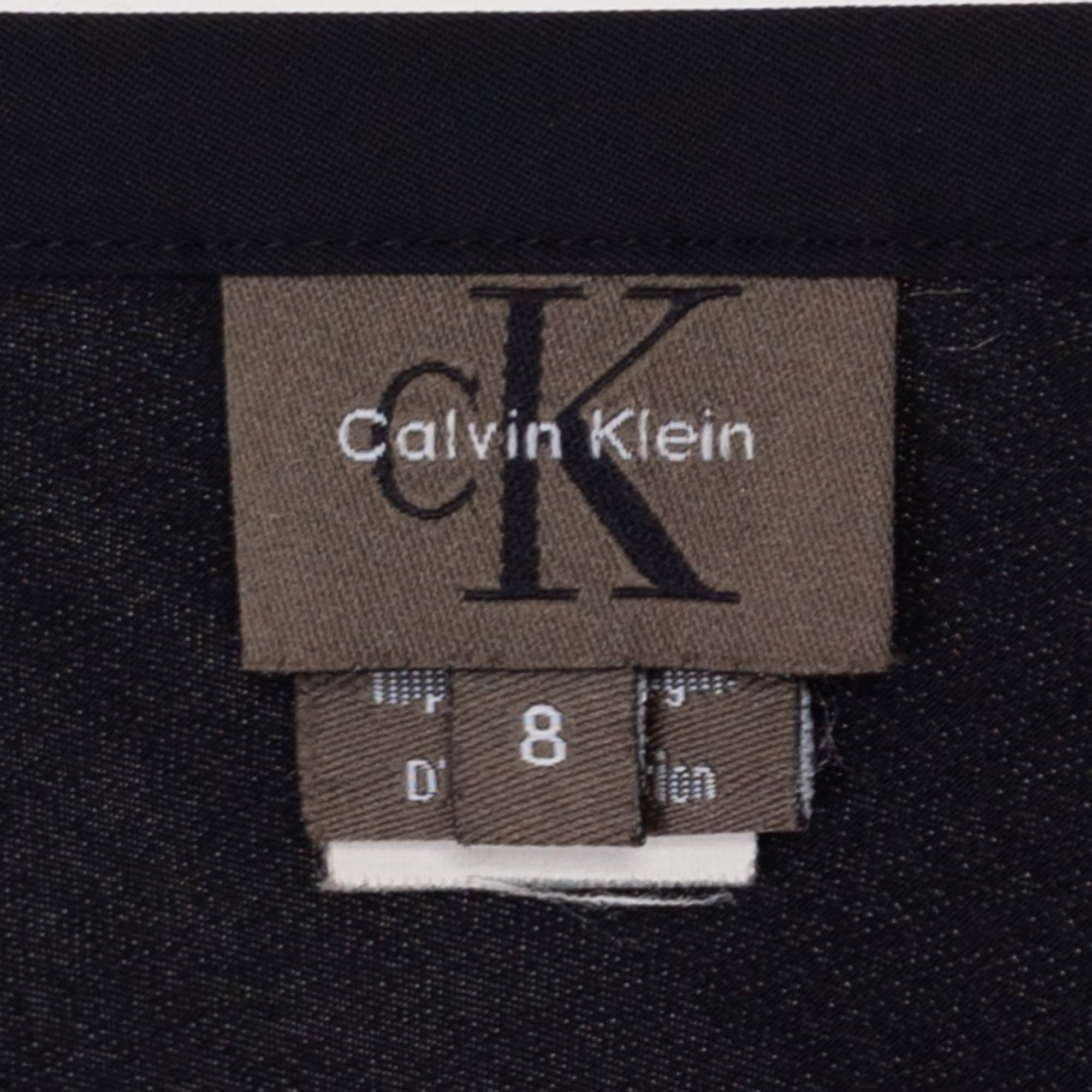 Small 90s Calvin Klein Black Mini Skirt 27