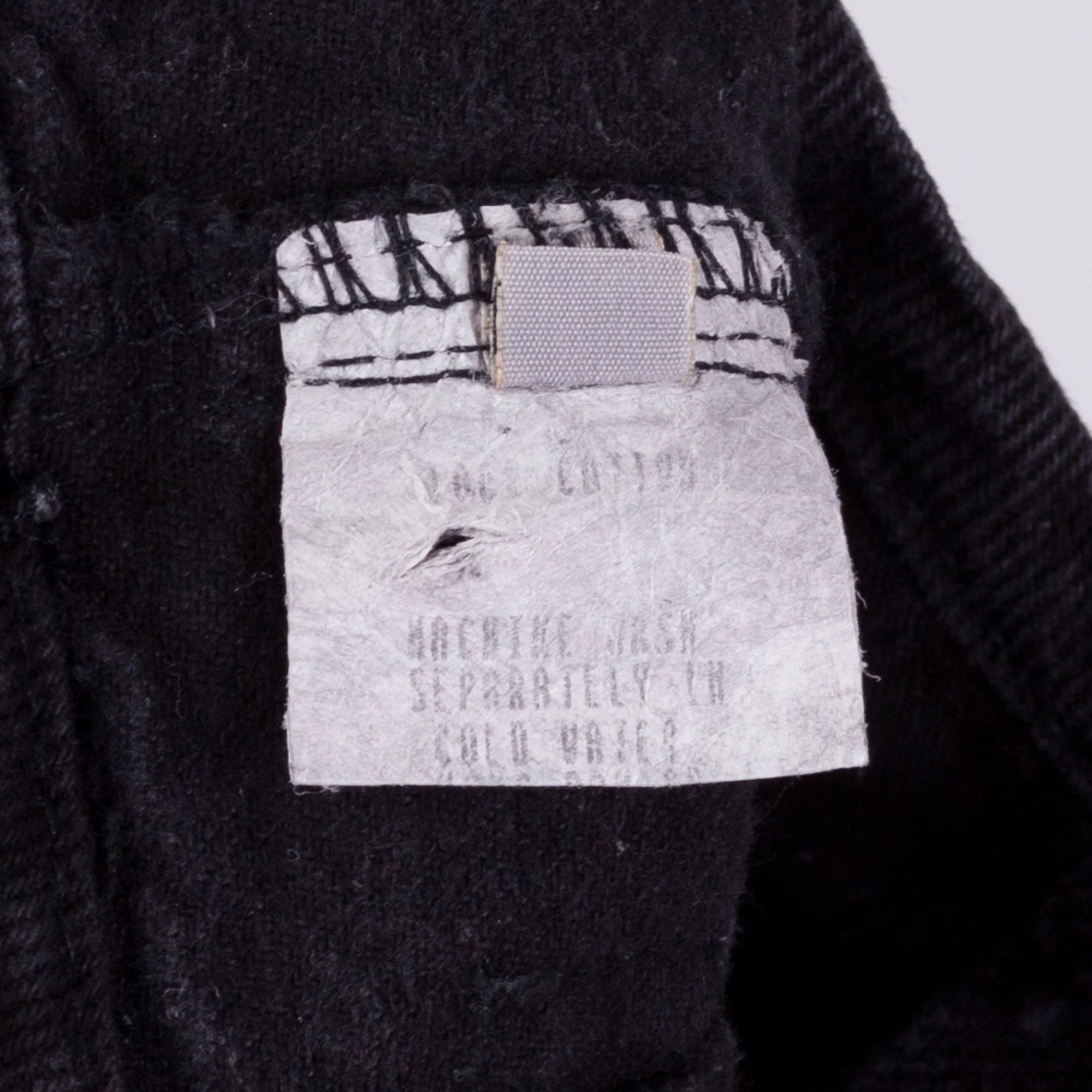 90s Black Denim High Waist Mini Skirt - XXS, 22.5