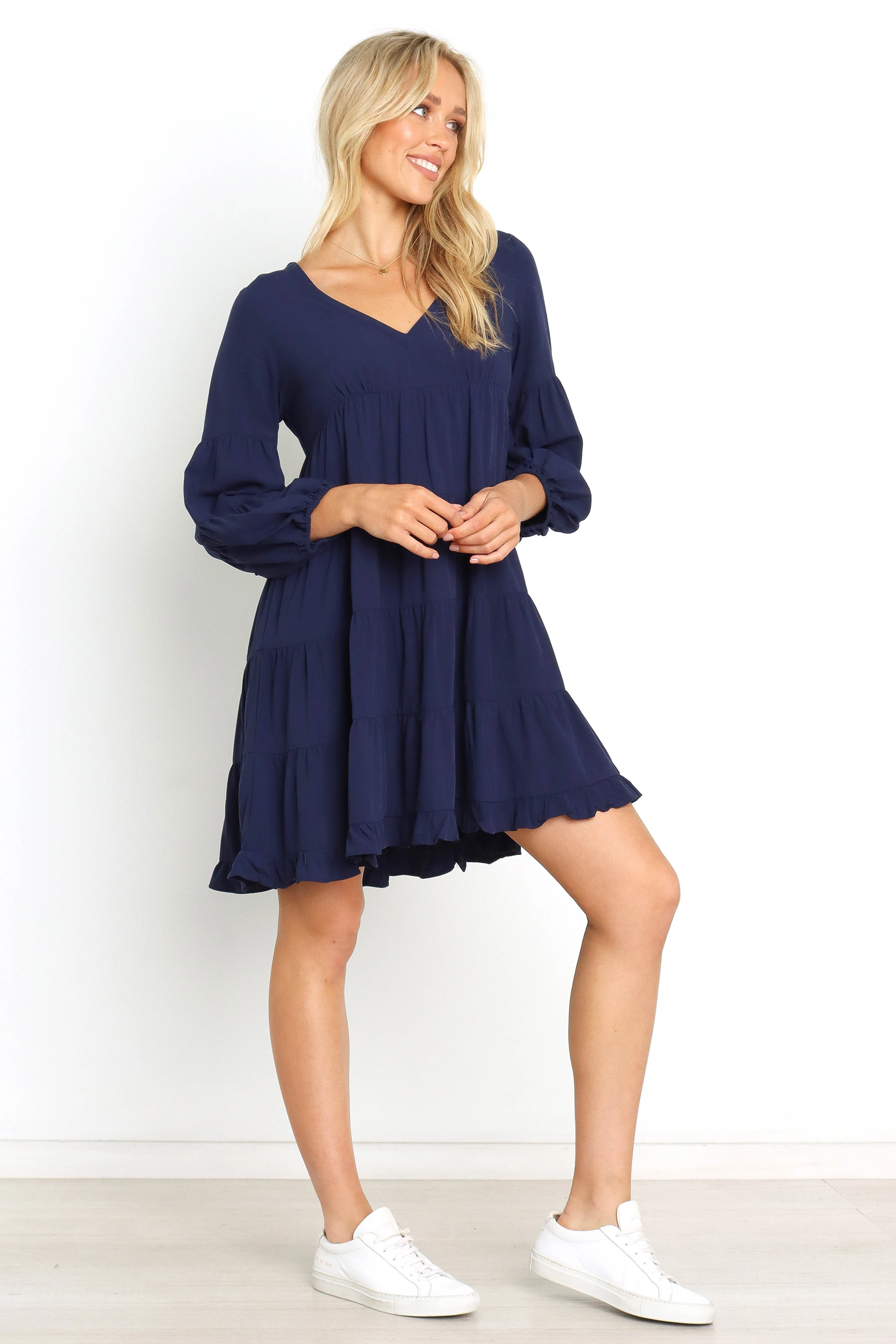 Alua Dress - Navy