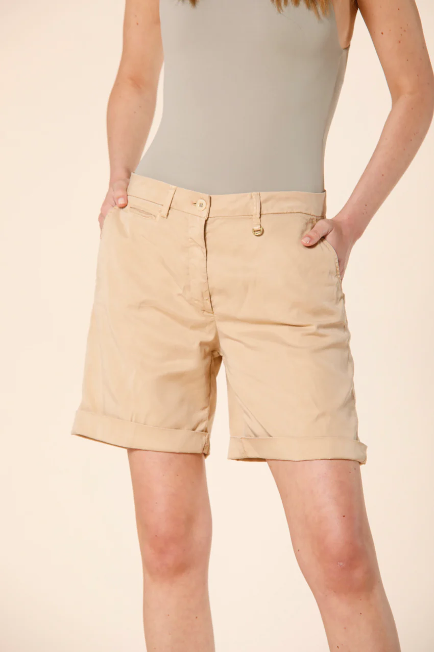 Jaqueline Curvie woman's chino bermuda in twill curvy ①