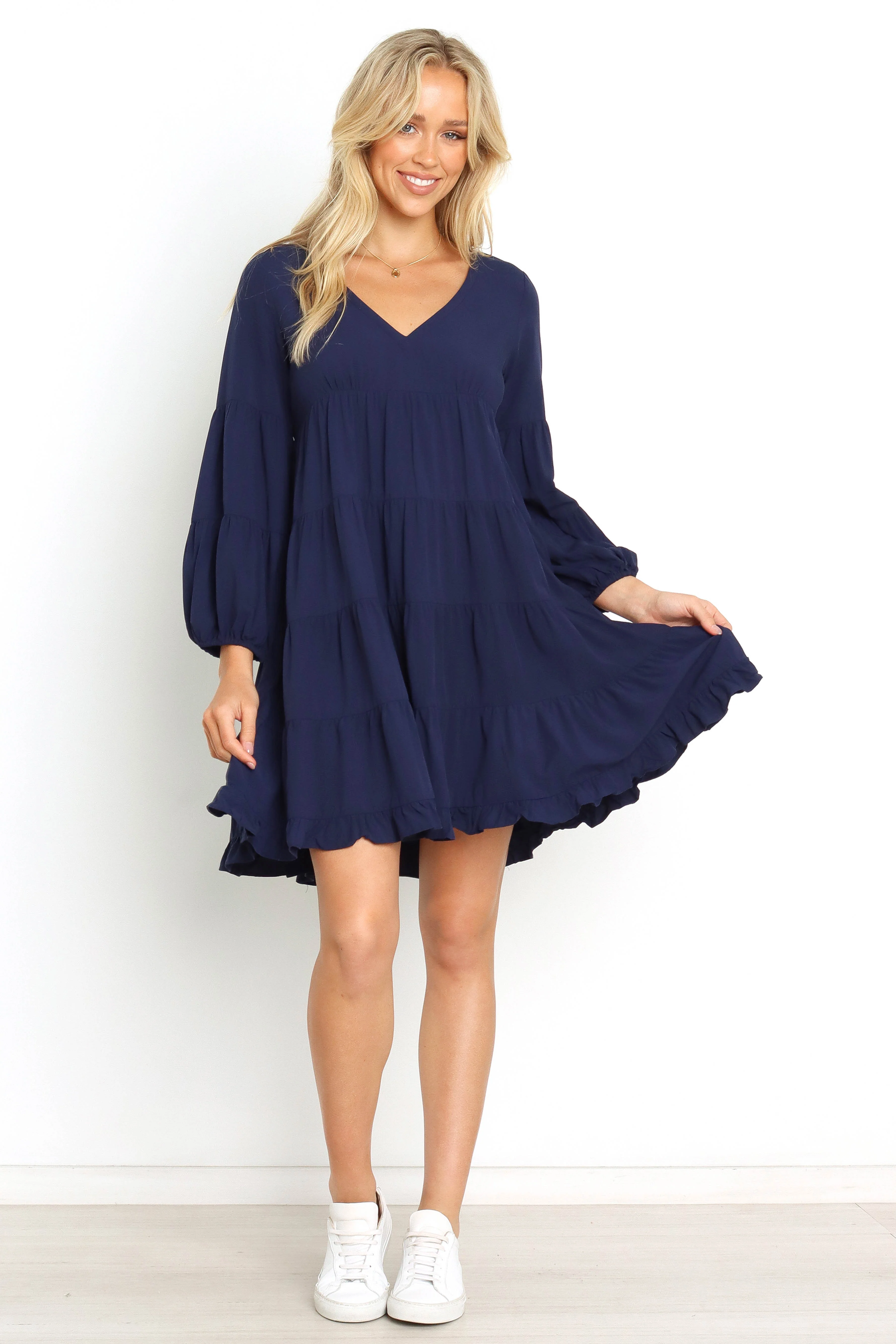 Alua Dress - Navy