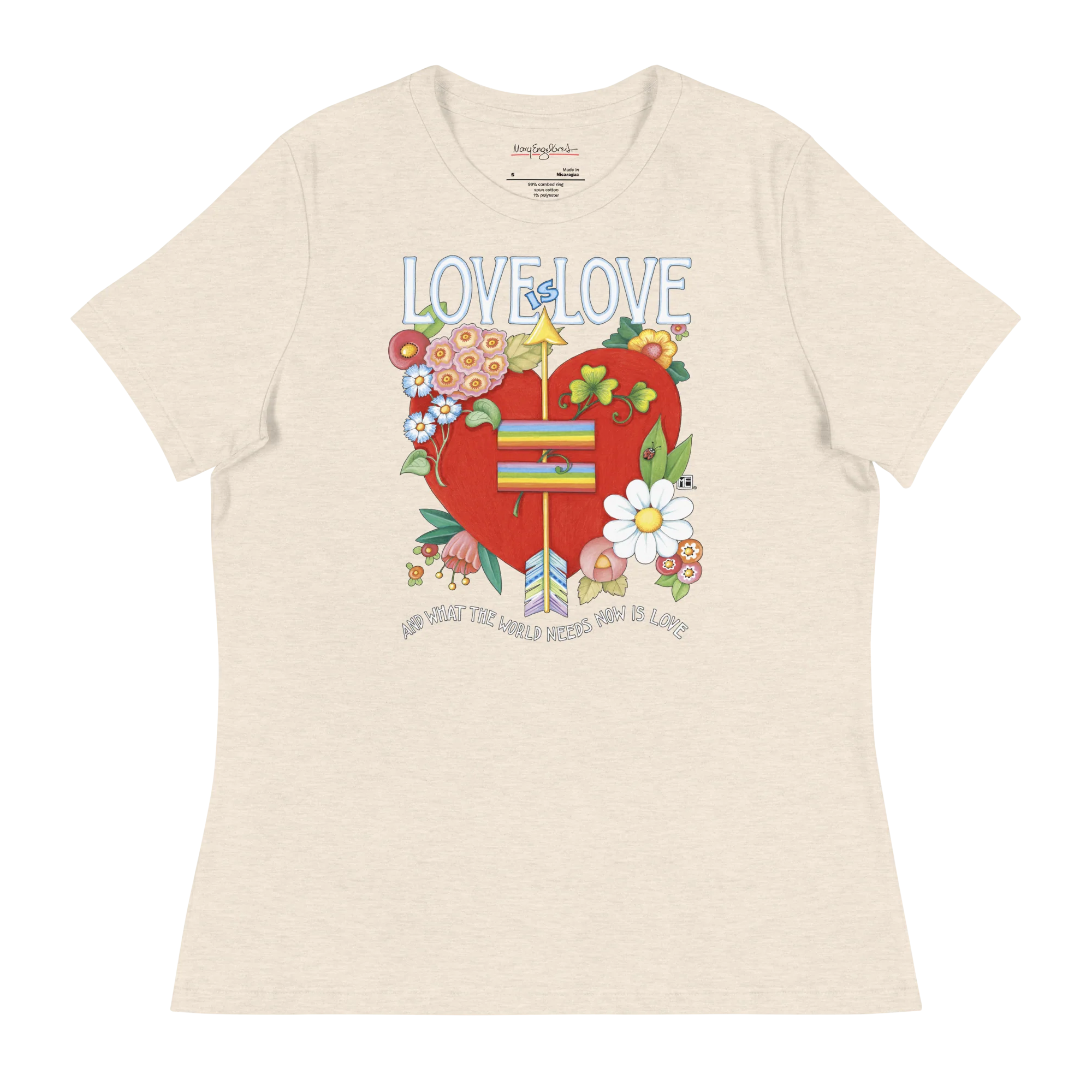 Love World Heart Women's T-Shirt