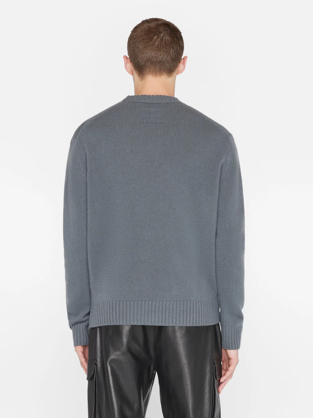 The Cashmere Crewneck Sweater -- Charcoal Grey