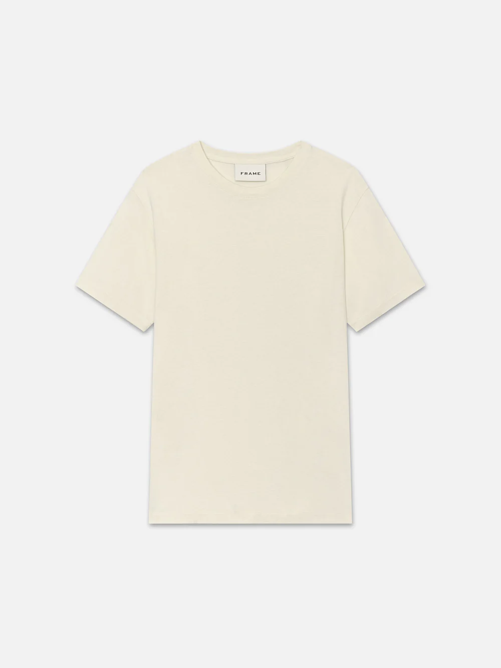 FRAME Logo Tee -- White Canvas