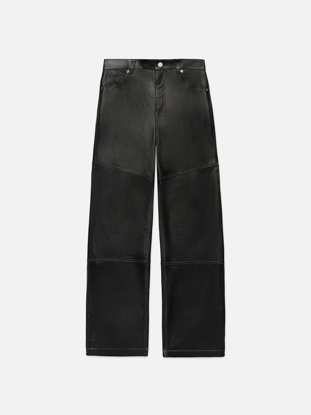 Leather Trouser -- Black