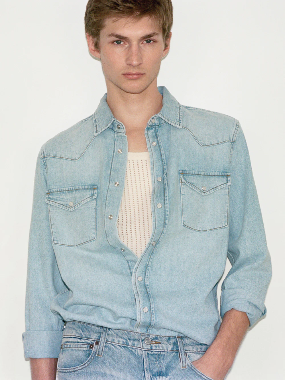 Western Denim Shirt -- Alister