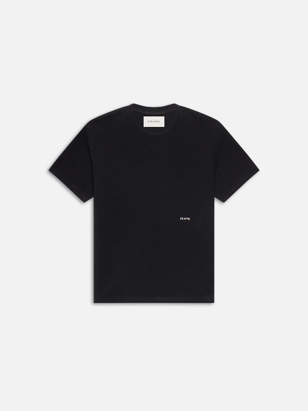 Jacquard Relaxed Tee -- Black